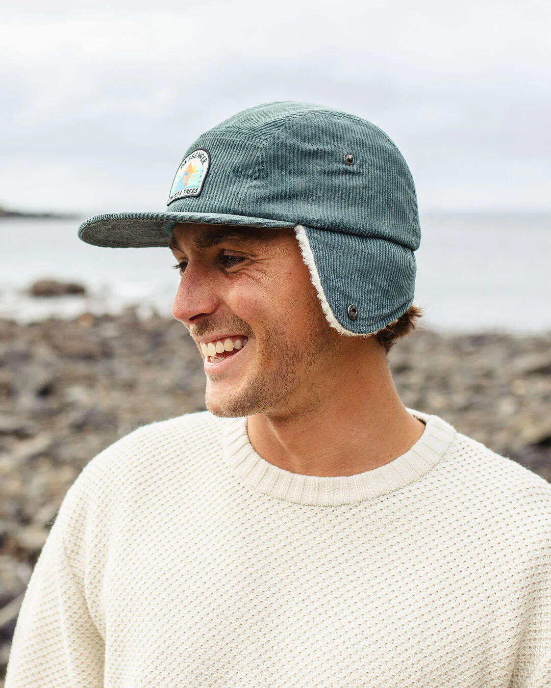 Twill Daytime Sherpa Lined Hat - Deep Ocean - Image 8