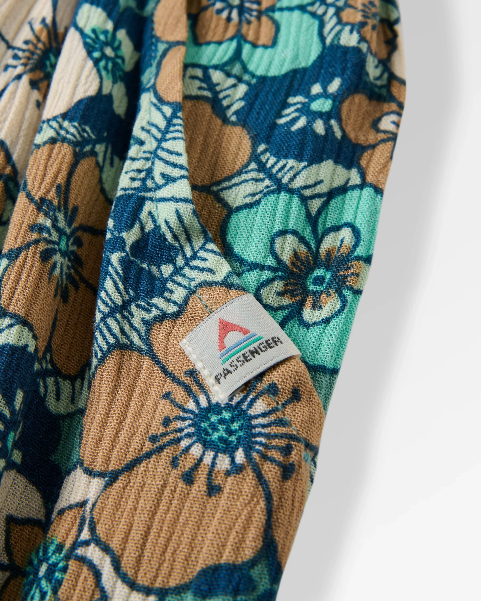 Dew EcoVero Woven Skirt - Vintage Floral Aqua - Image 7