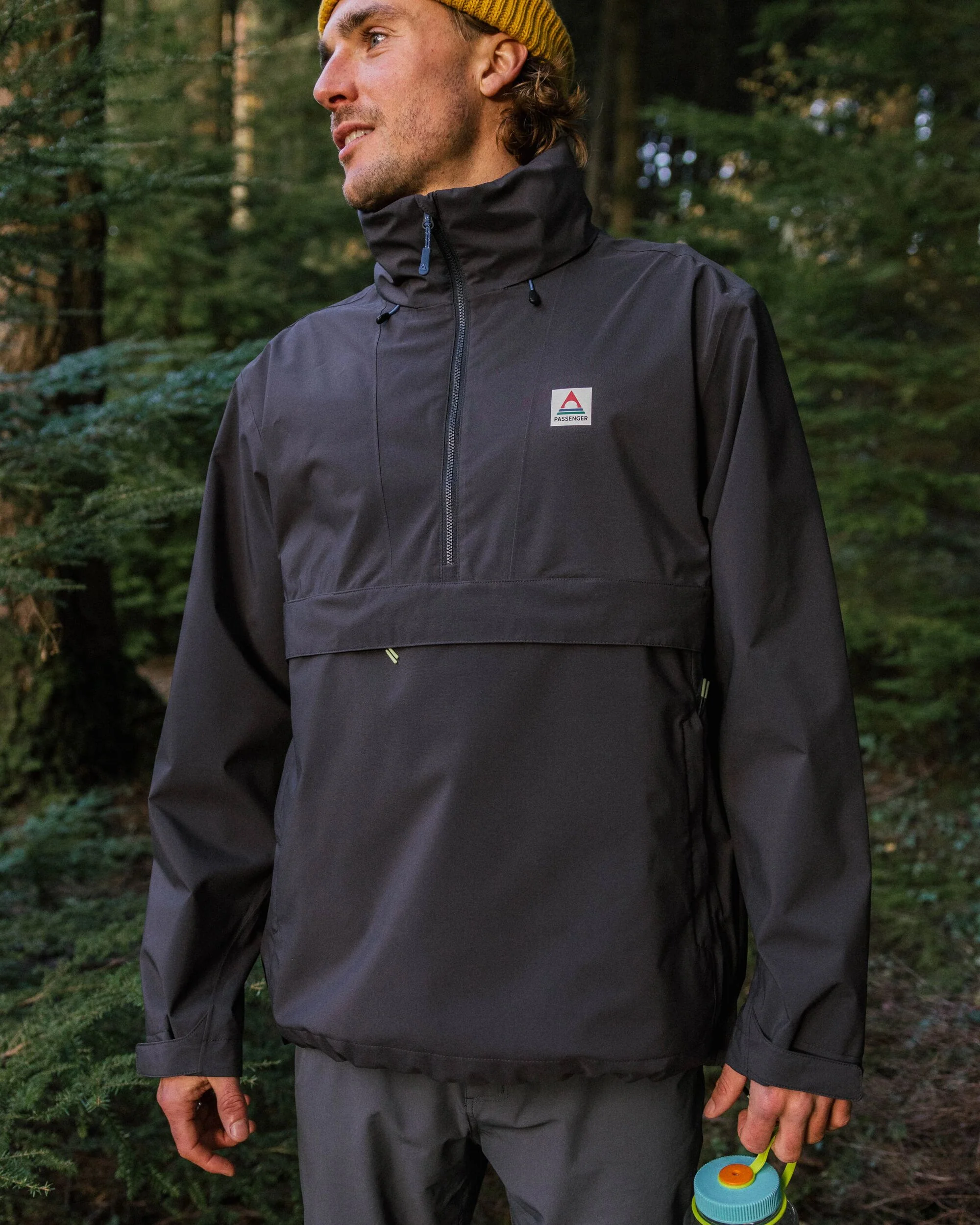 Diablo Waterproof Anorak - Faded Black - Image 2