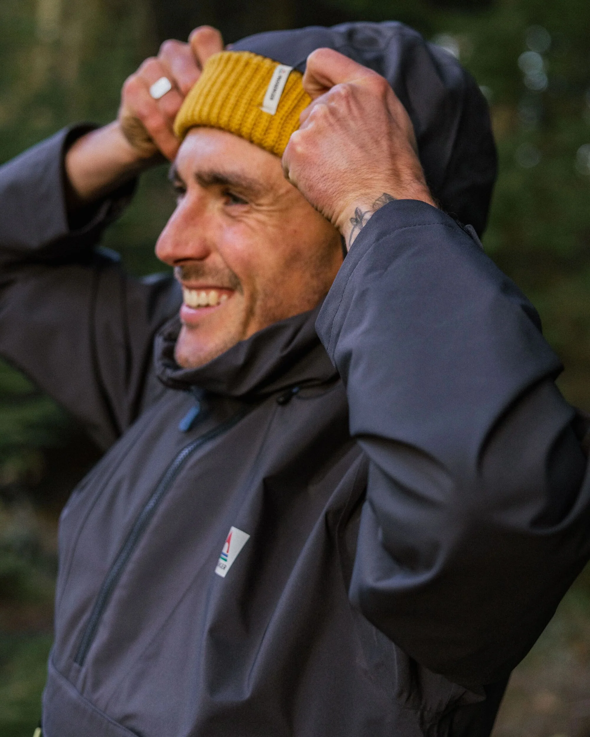 Diablo Waterproof Anorak - Faded Black - Image 7