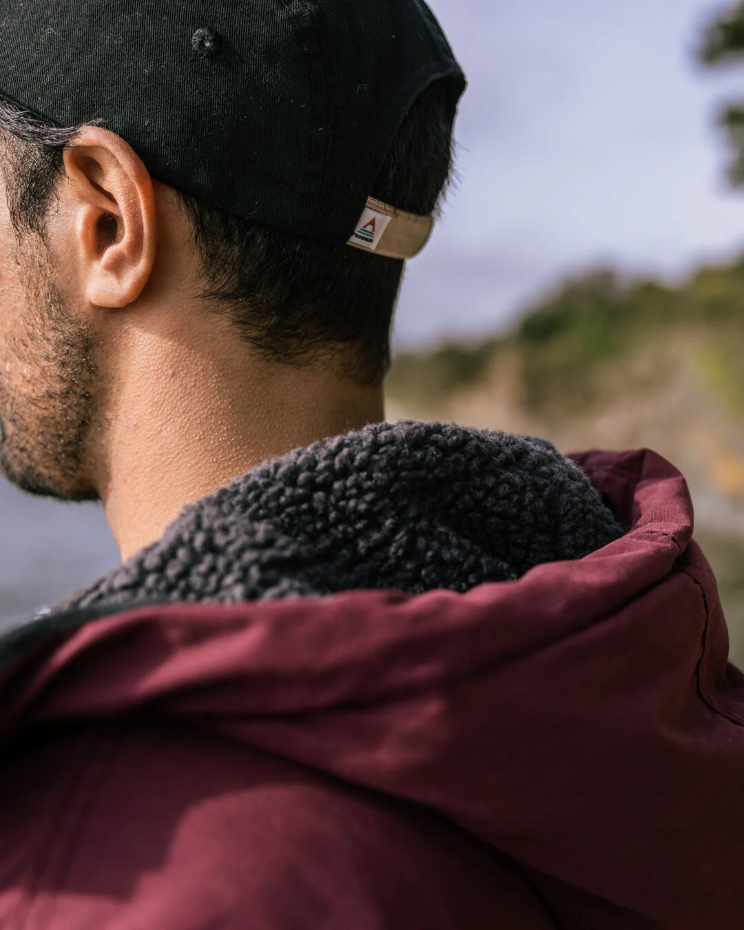 Discover Sherpa Lined Jacket - Wine - Image 7