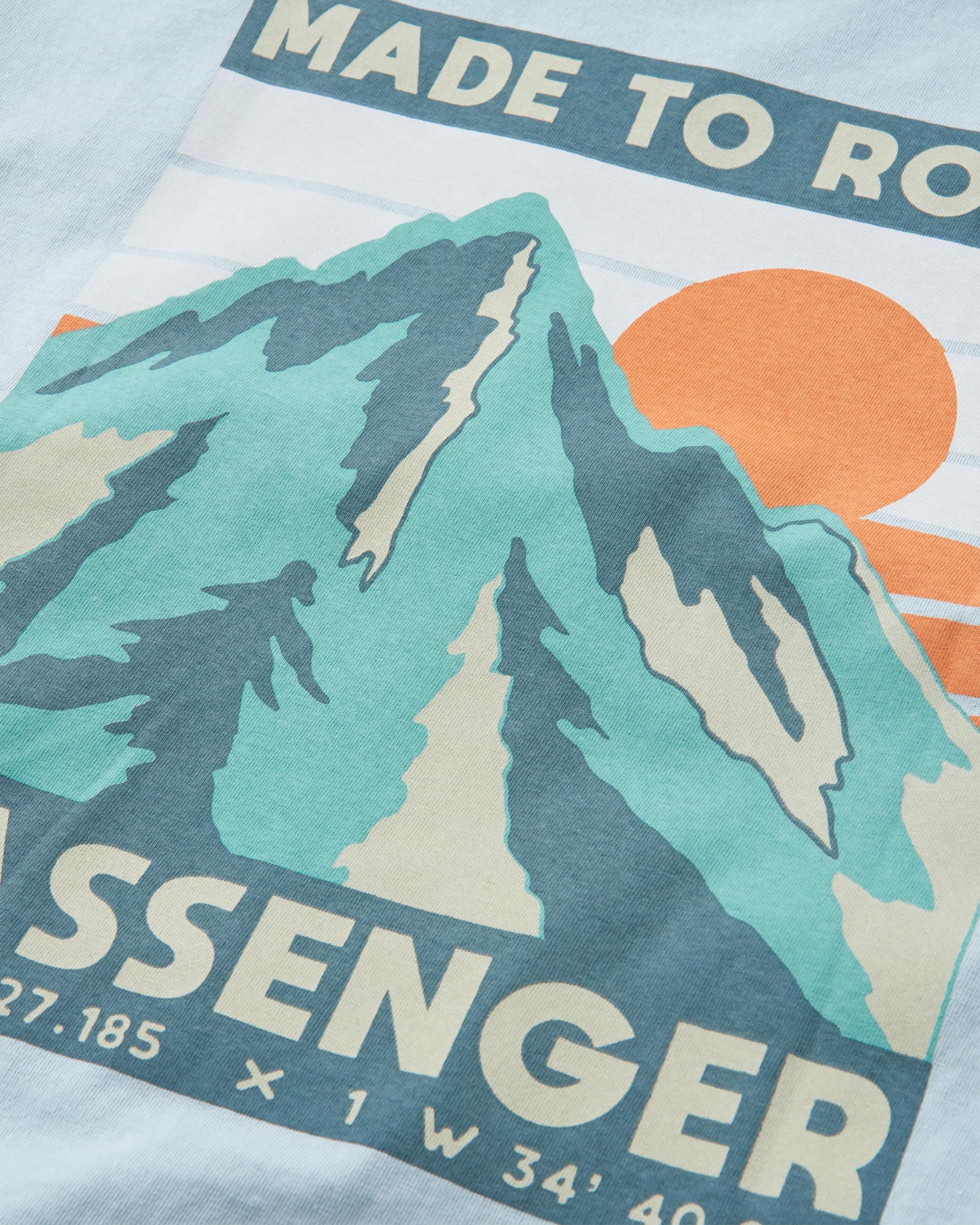 Distance Relaxed Fit T-Shirt - Blue Fog - Image 6