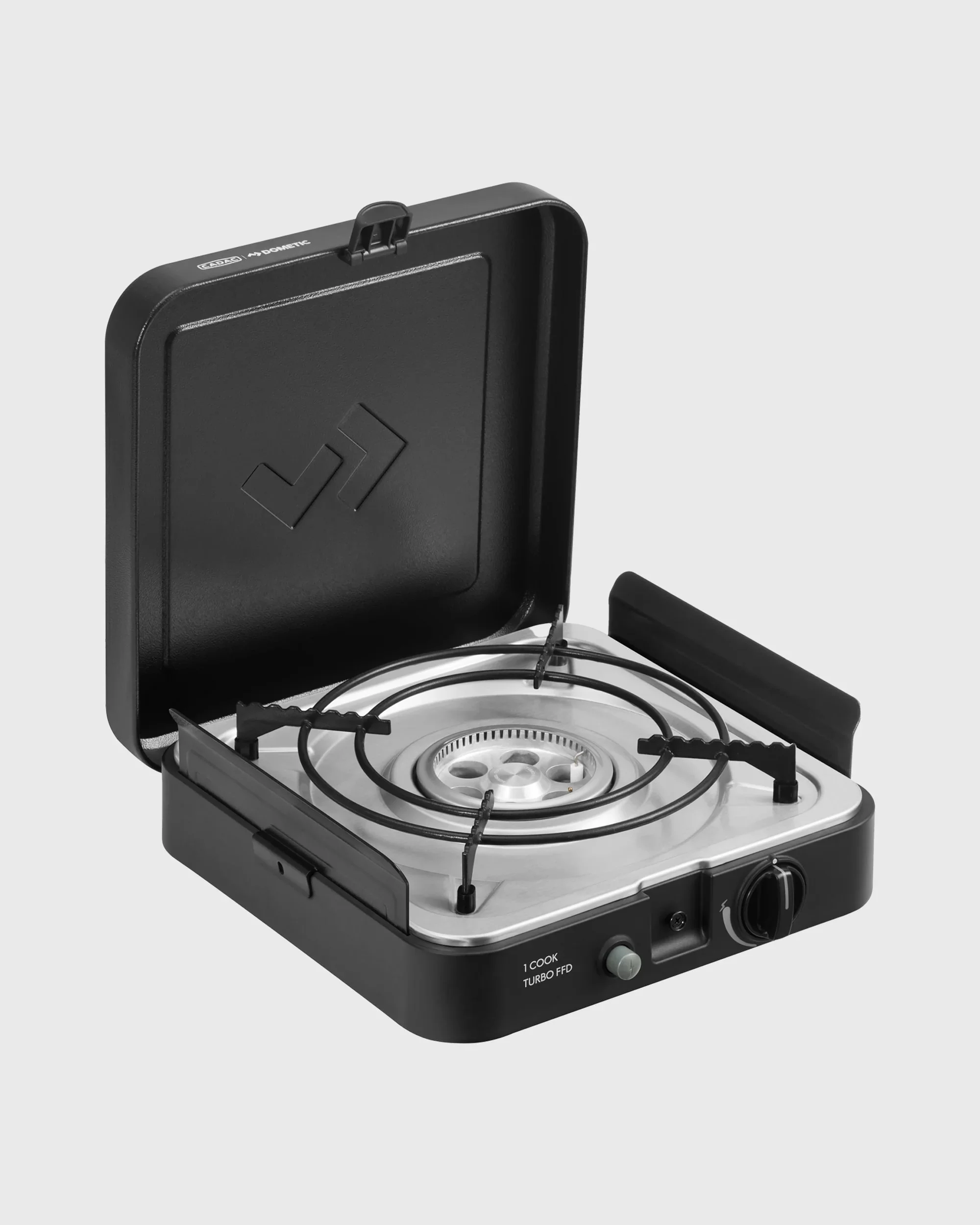 CADAC Dometic 1 Cook Turbo FFD Flat Grill Plate QR - Black - Image 5