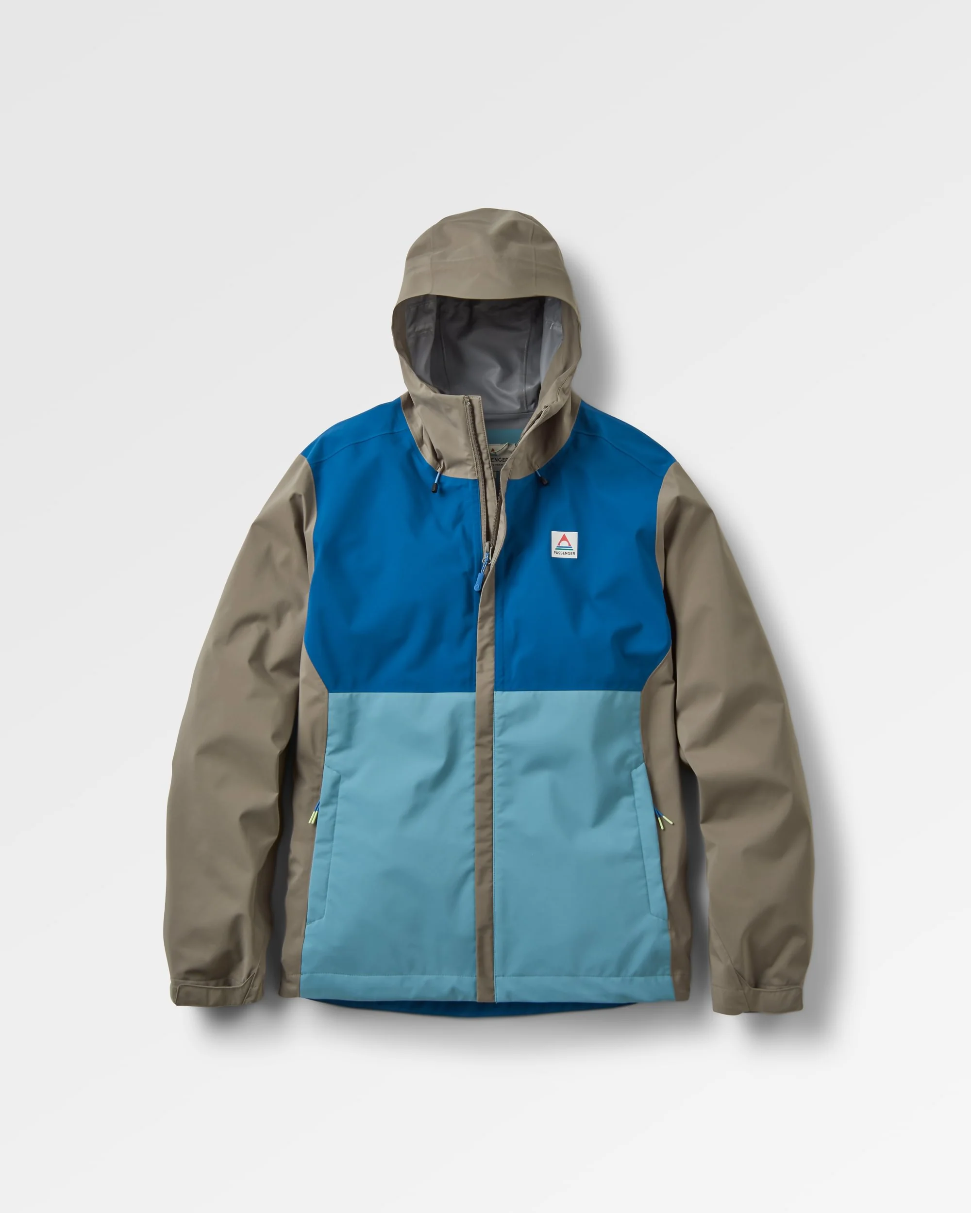 Downpour Waterproof Jacket - Tidal Blue/Arctic/Dusty Olive - Image 2