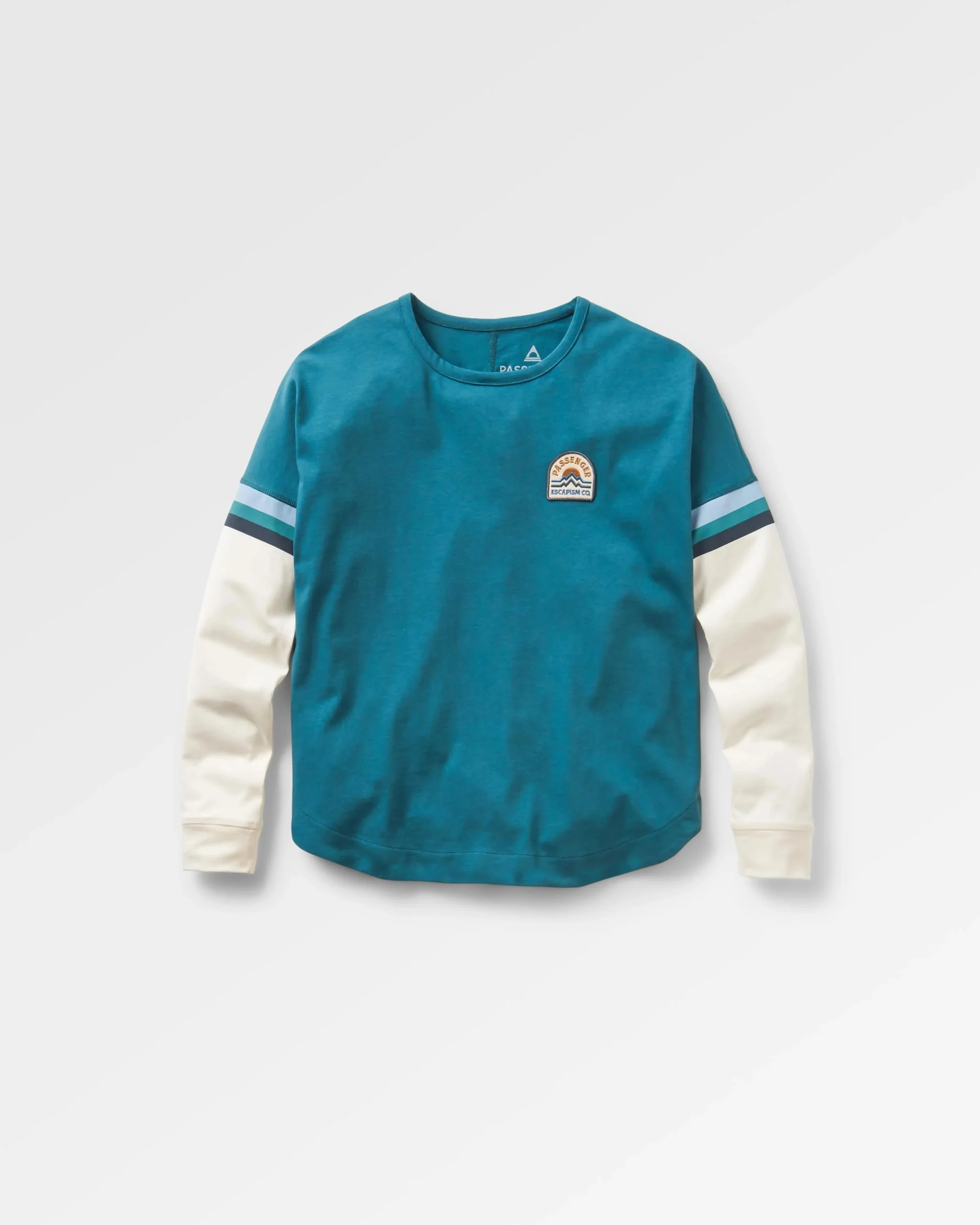 Dream Organic Cotton Oversized LS T-Shirt - Mediterranean - Image 5
