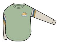 Dream Organic Cotton LS T-Shirt - Green Fig - Image 5