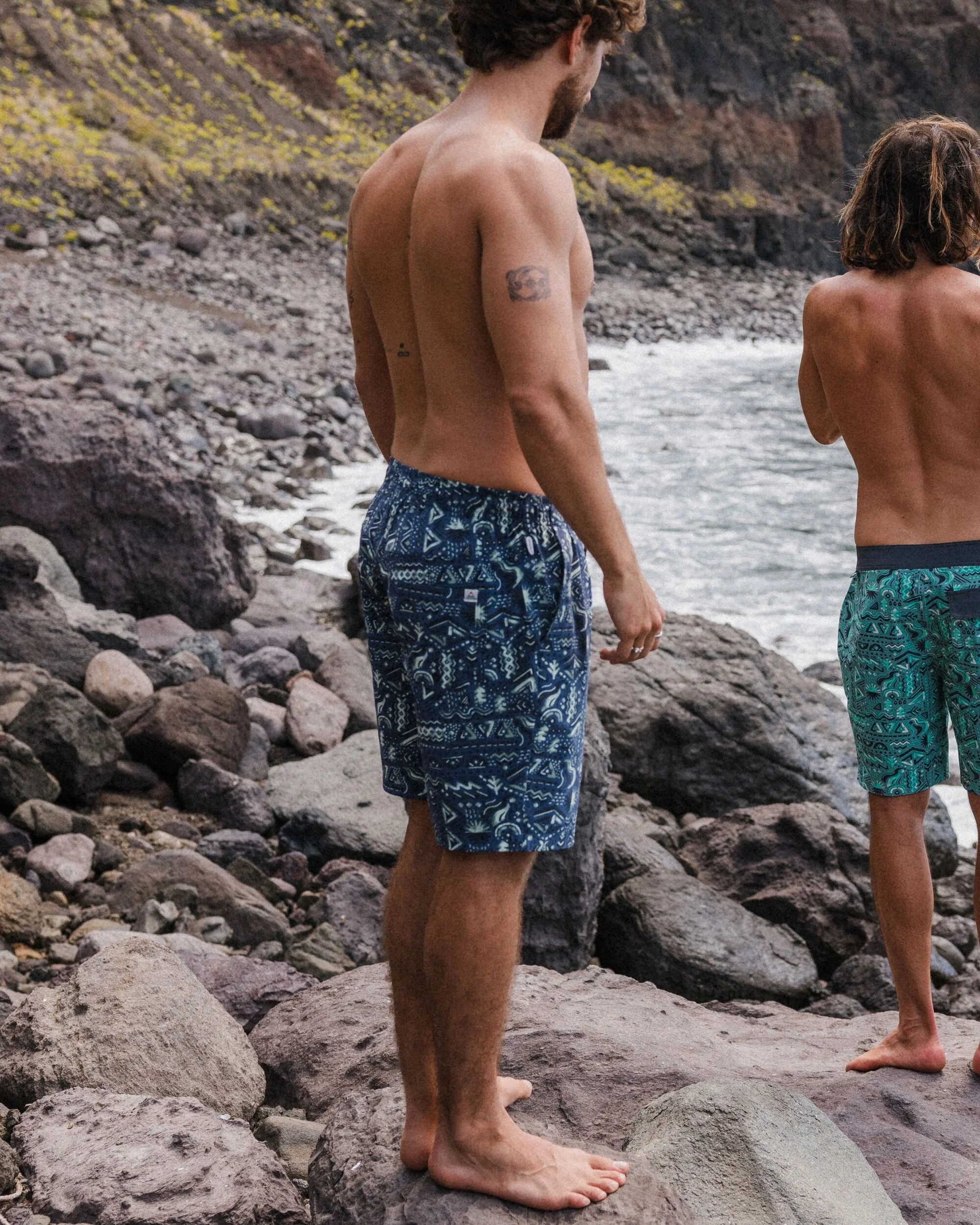 Drifter NetPlus® Beach Linerless Short - Elemental Geo Purple Indigo - Image 5