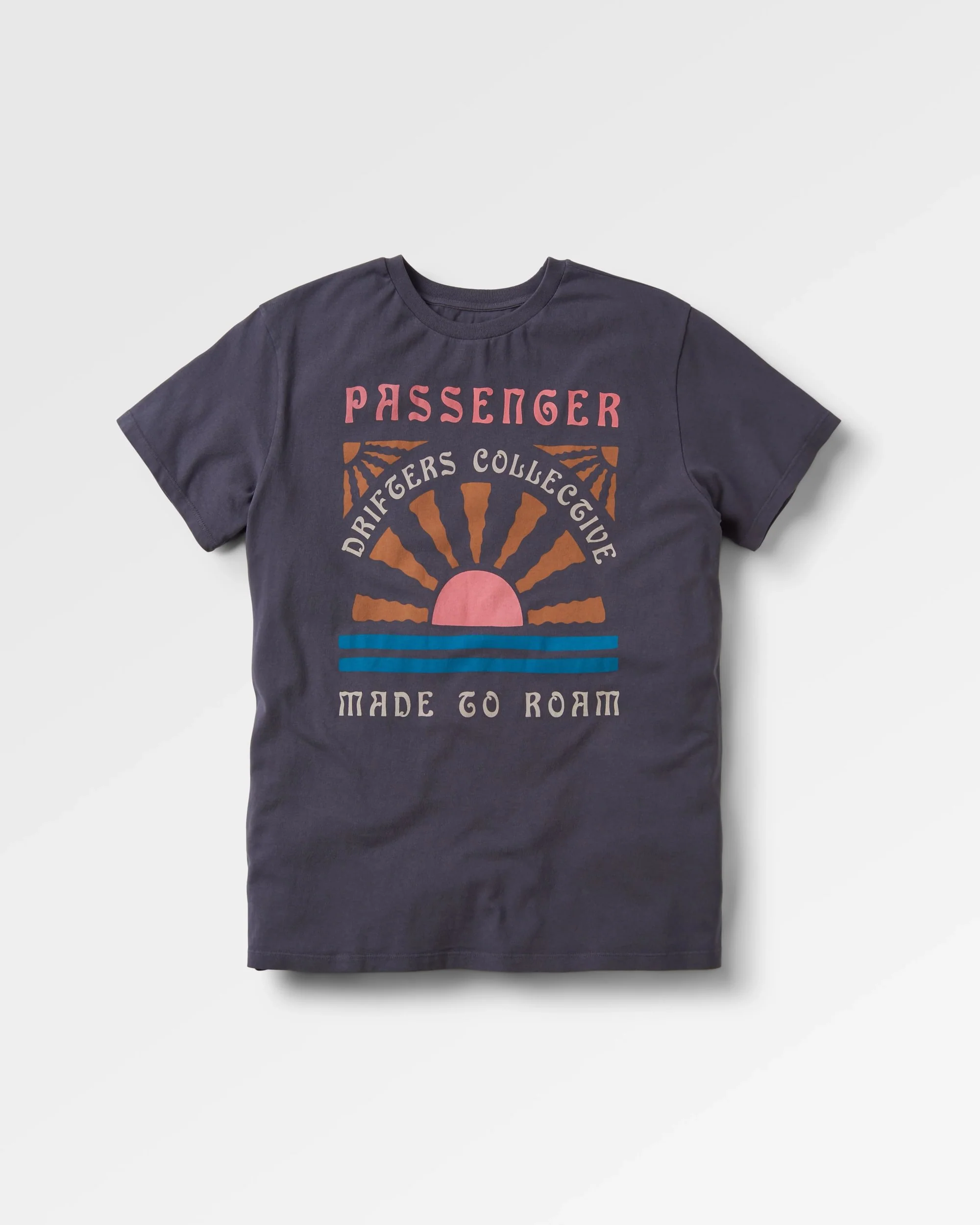 Drifters Oversized T-Shirt - Charcoal - Image 2