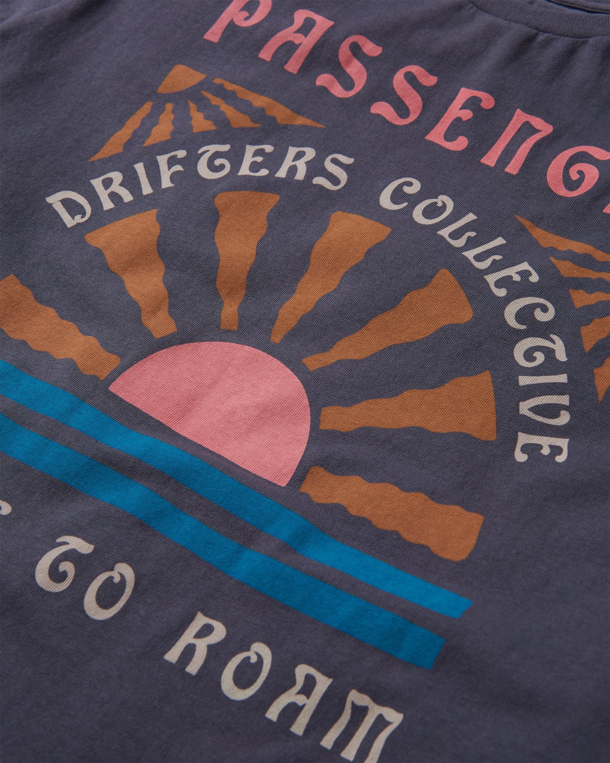 Drifters Oversized T-Shirt - Charcoal - Image 5