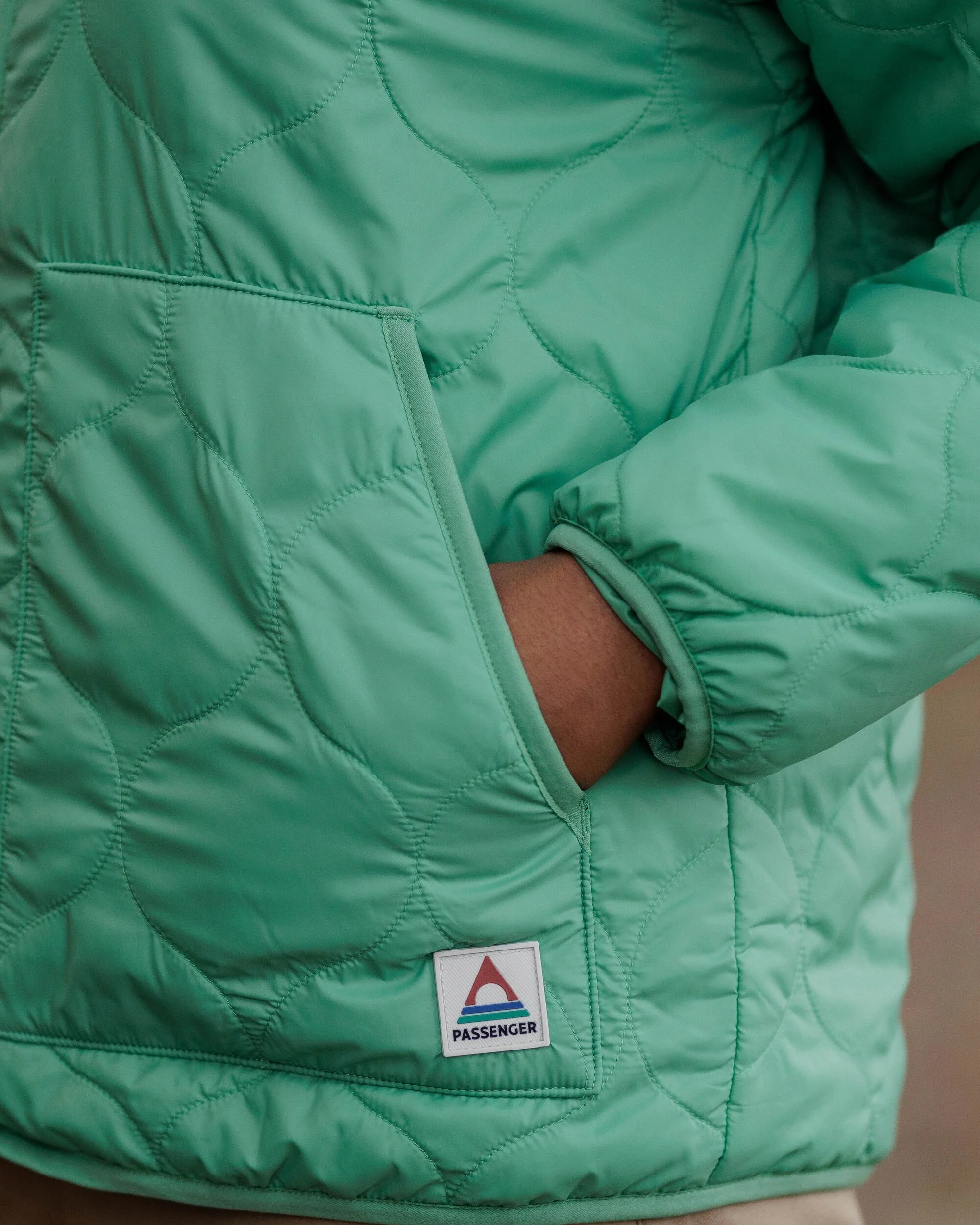 Earthy Sherpa Lined Insulated Jacket - Green Spruce - Image 7