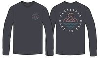 Escapism LS T-Shirt - Faded Black - Image 10