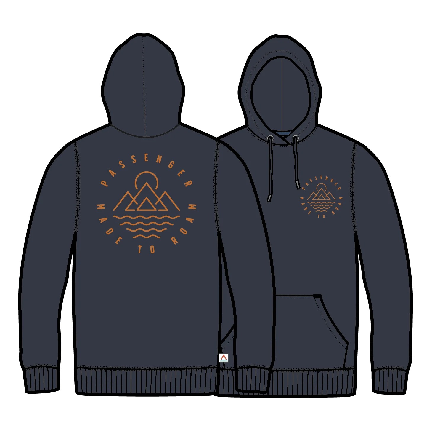 Escapism Regular Fit Hoodie - Rich Navy - Image 14