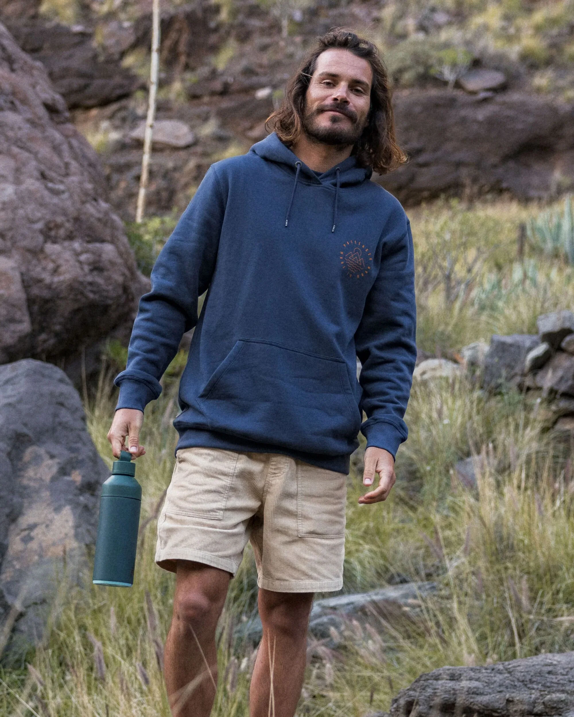 Escapism Regular Fit Hoodie - Rich Navy - Image 4