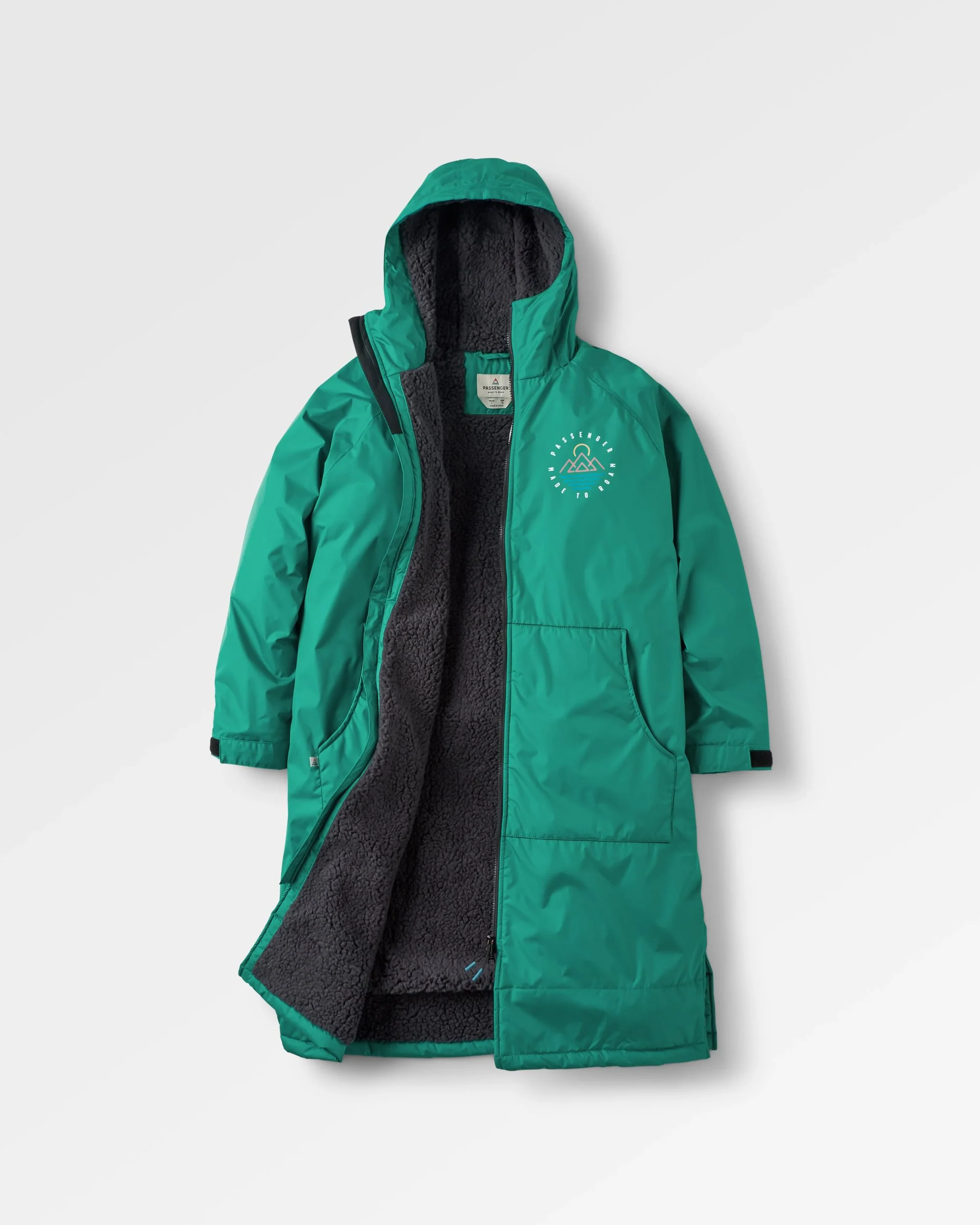 Escapism Sherpa Lined Changing Robe - Greenlake