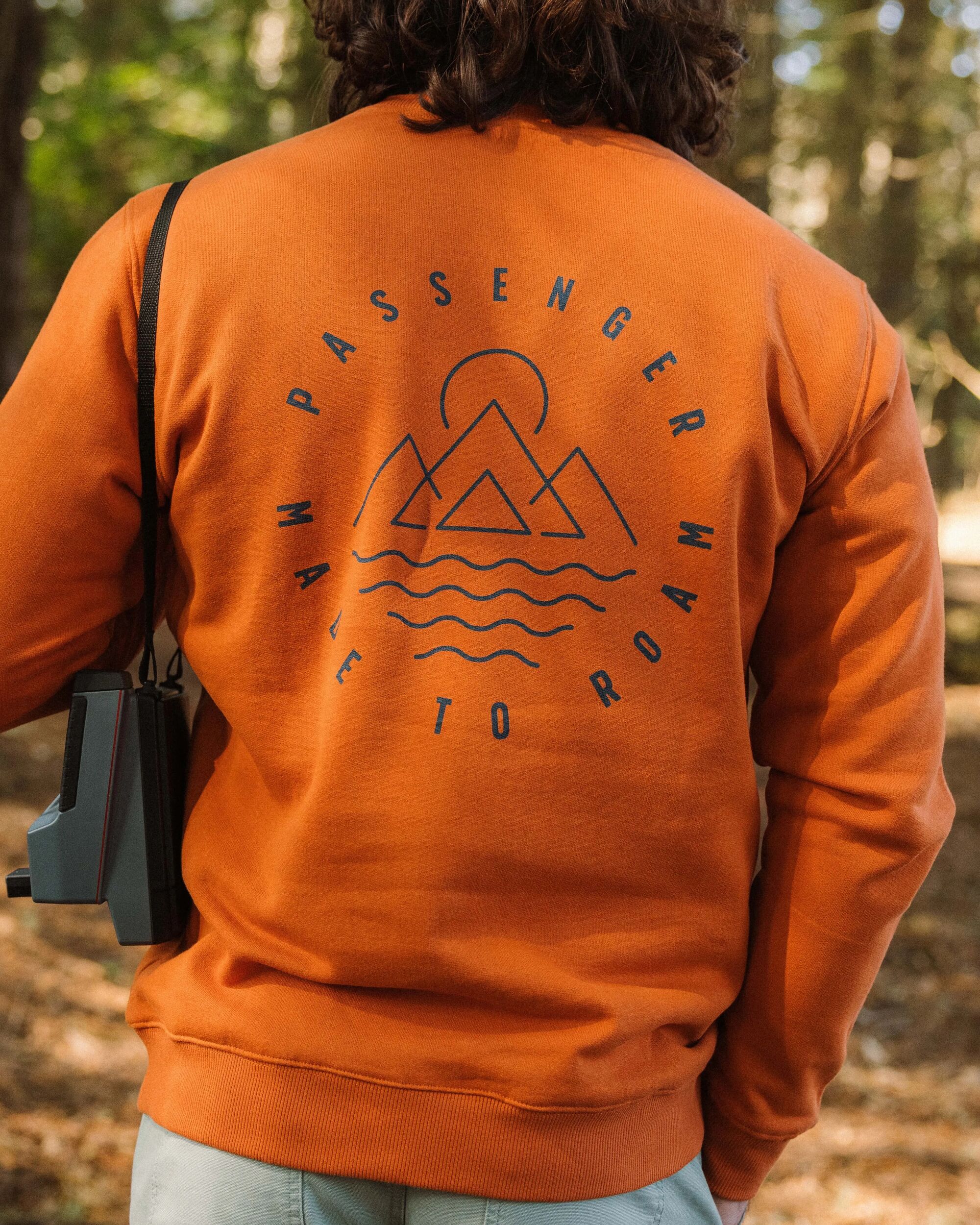 Escapism Regular Fit Sweatshirt - Sunset Orange - Image 4
