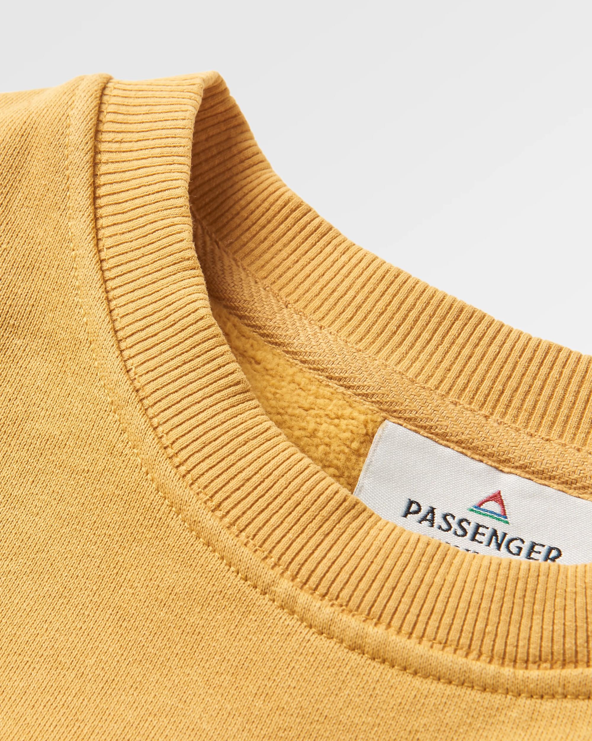 Escapism Regular Fit Sweatshirt - Mustard Gold - Image 4