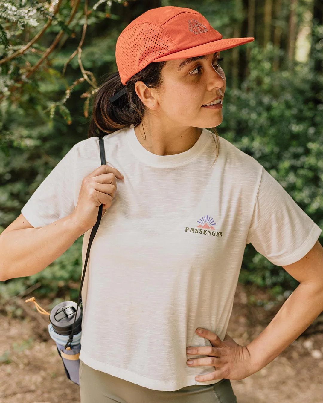 Exhale Active T-Shirt - Marshmallow - Image 3