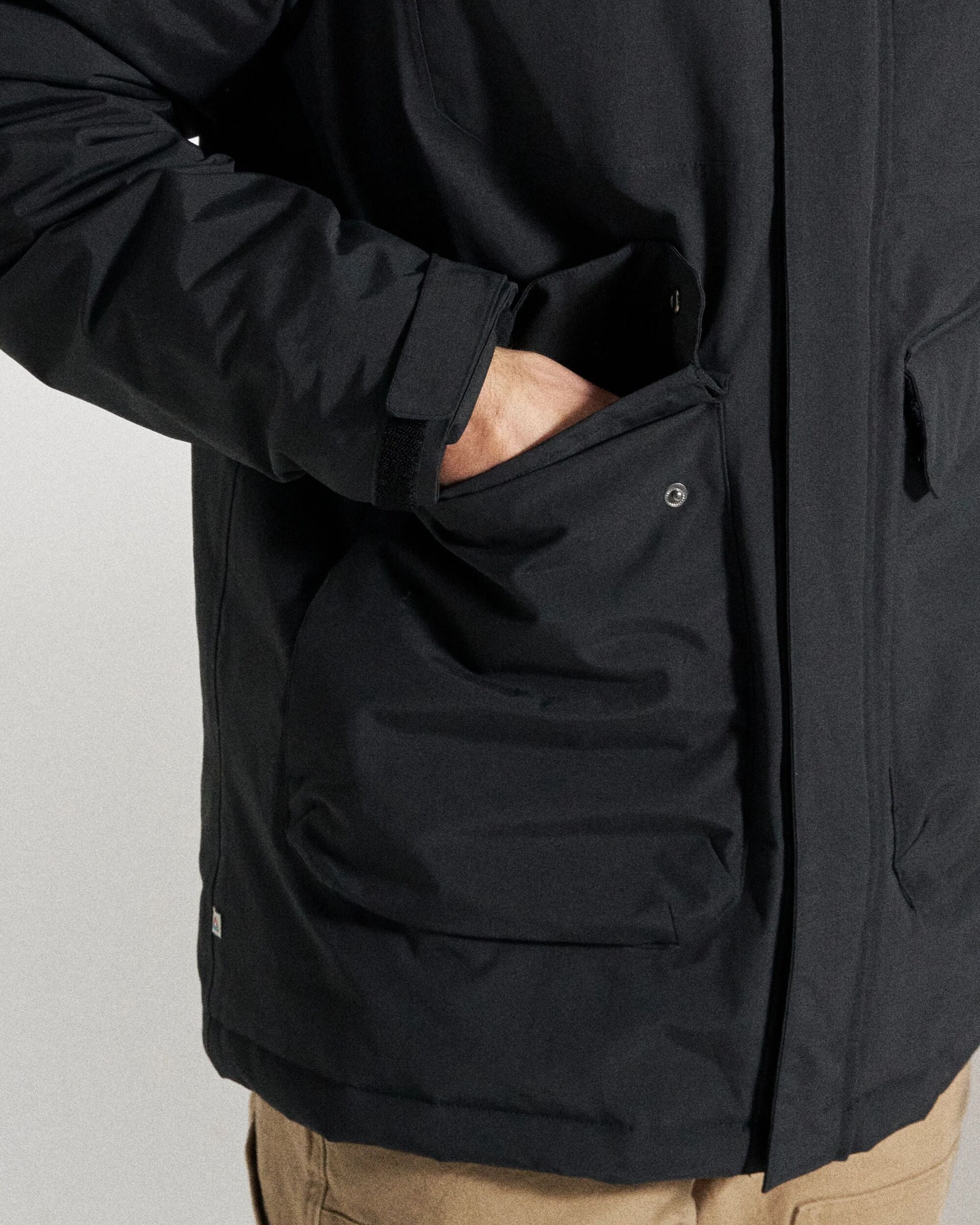 Explorer Waterproof Down Parka - Black - Image 8
