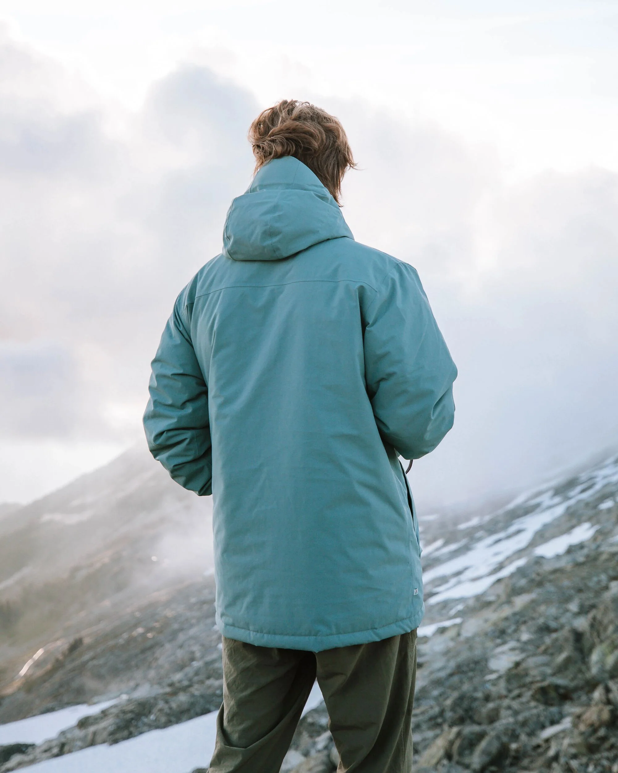 Explorer Waterproof Down Parka - Stormy Sea - Image 6