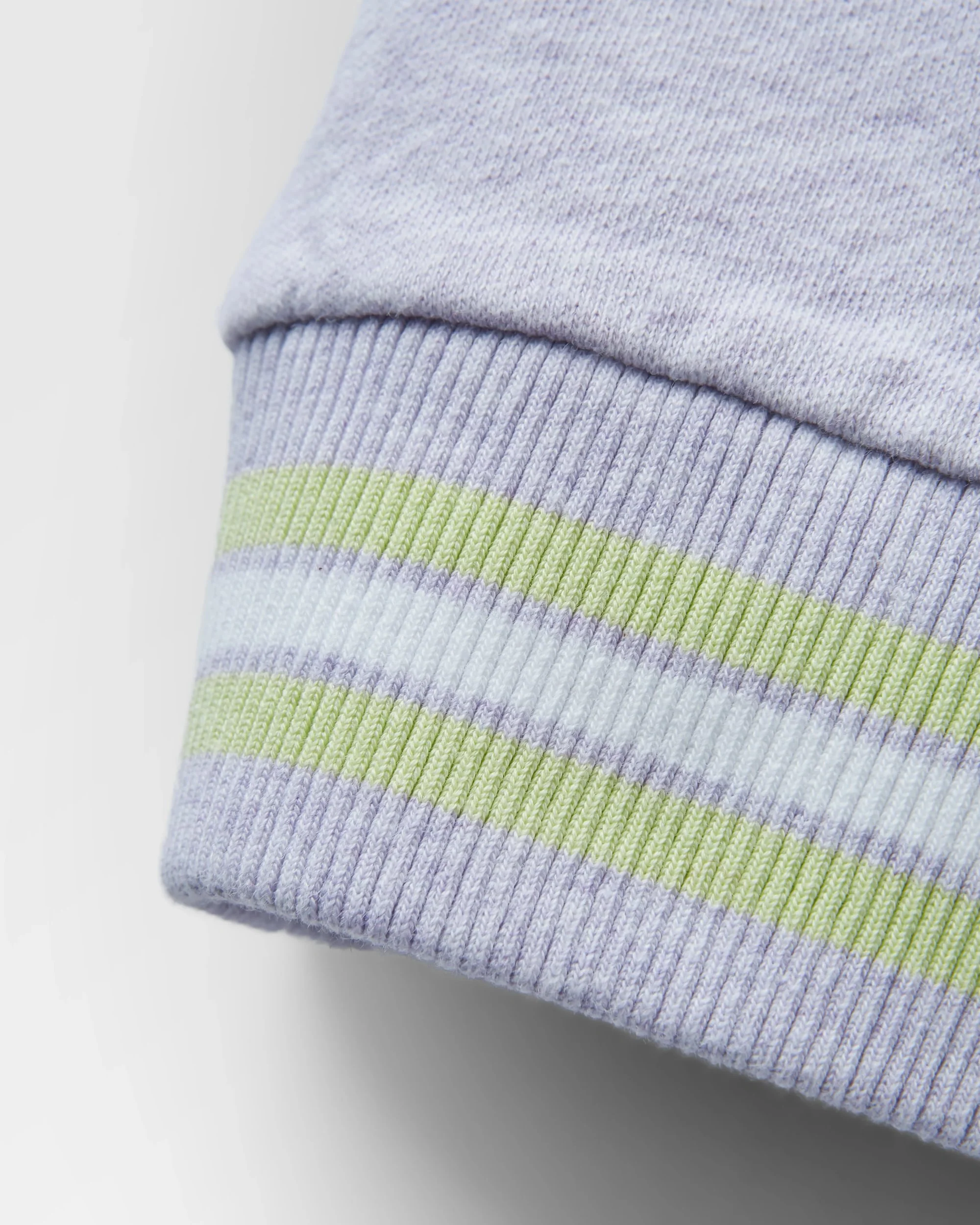 Fade Organic Cotton Sweatshirt - Lilac Mist Marl - Image 5