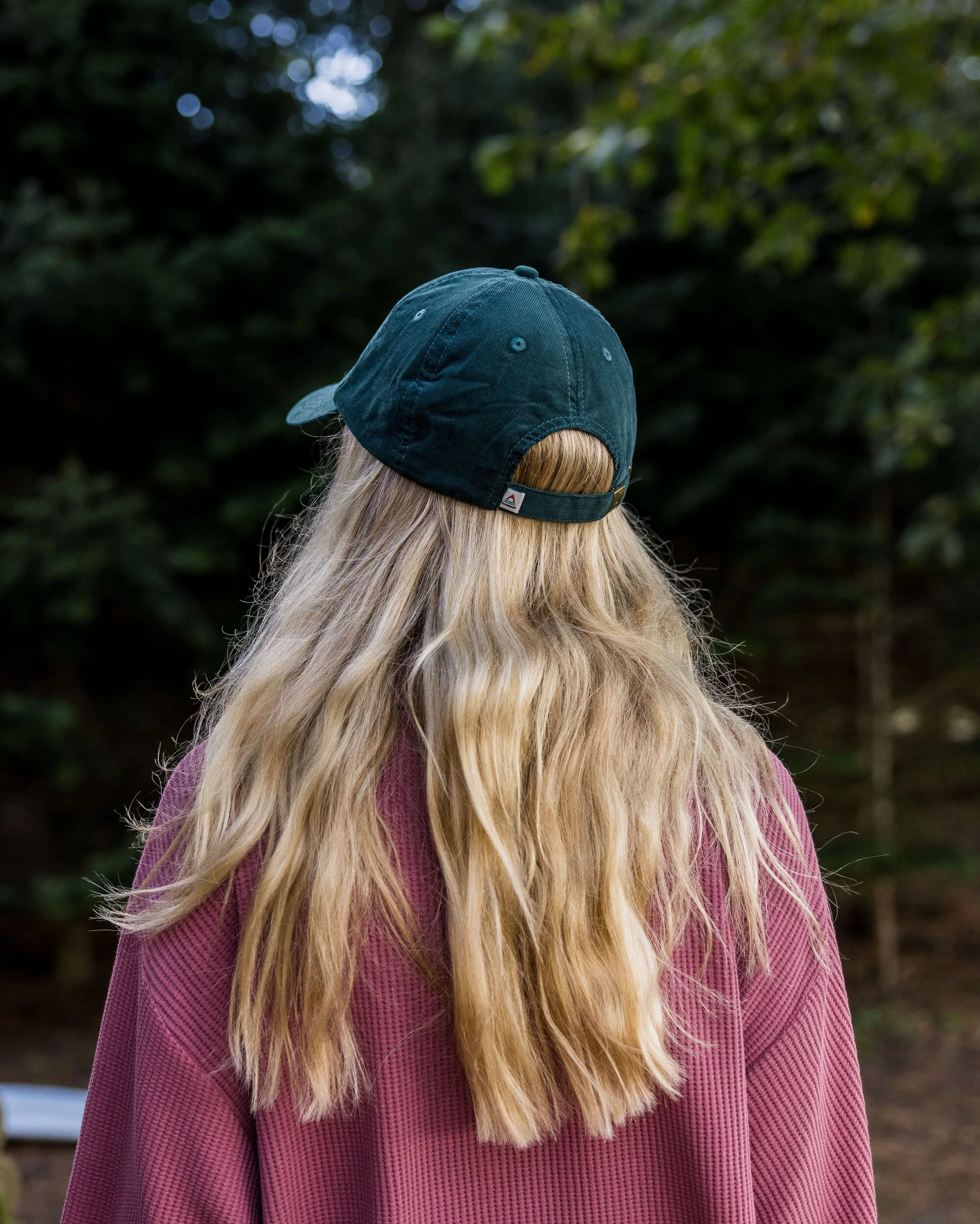 Fade Cord 6 Panel Cap - Deep Ocean - Image 3