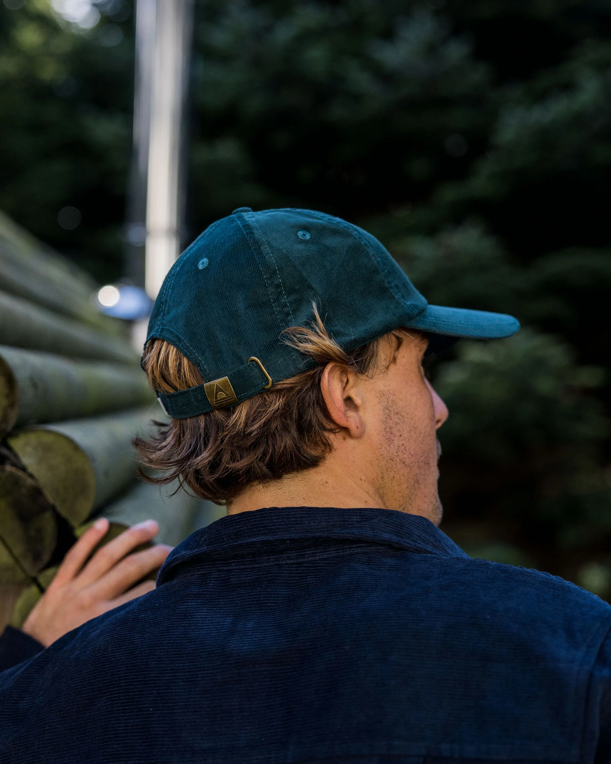 Fade Cord 6 Panel Cap - Deep Ocean - Image 5