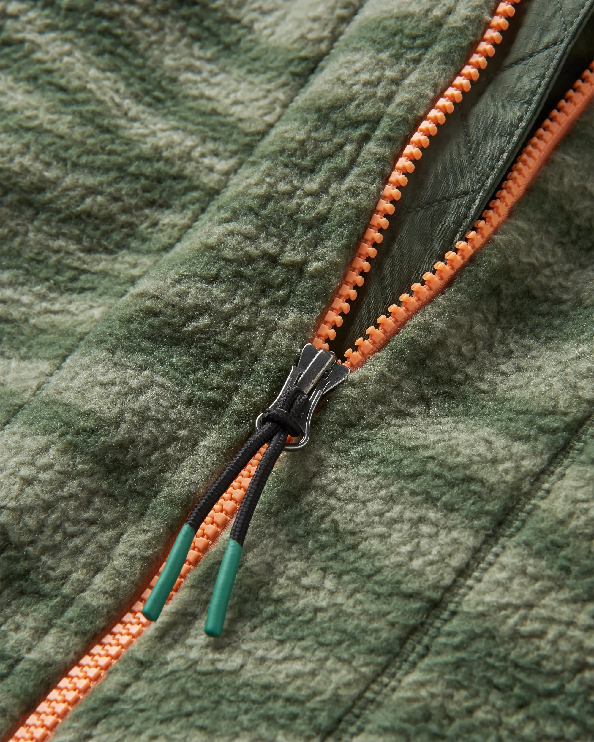 Fairbanks Full Zip Sherpa Fleece - Strata Fir Tree - Image 7