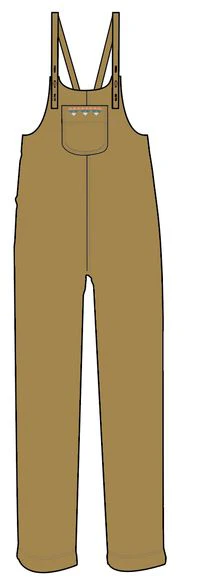 Faye Organic Cotton Dungarees - Biscuit - Image 9