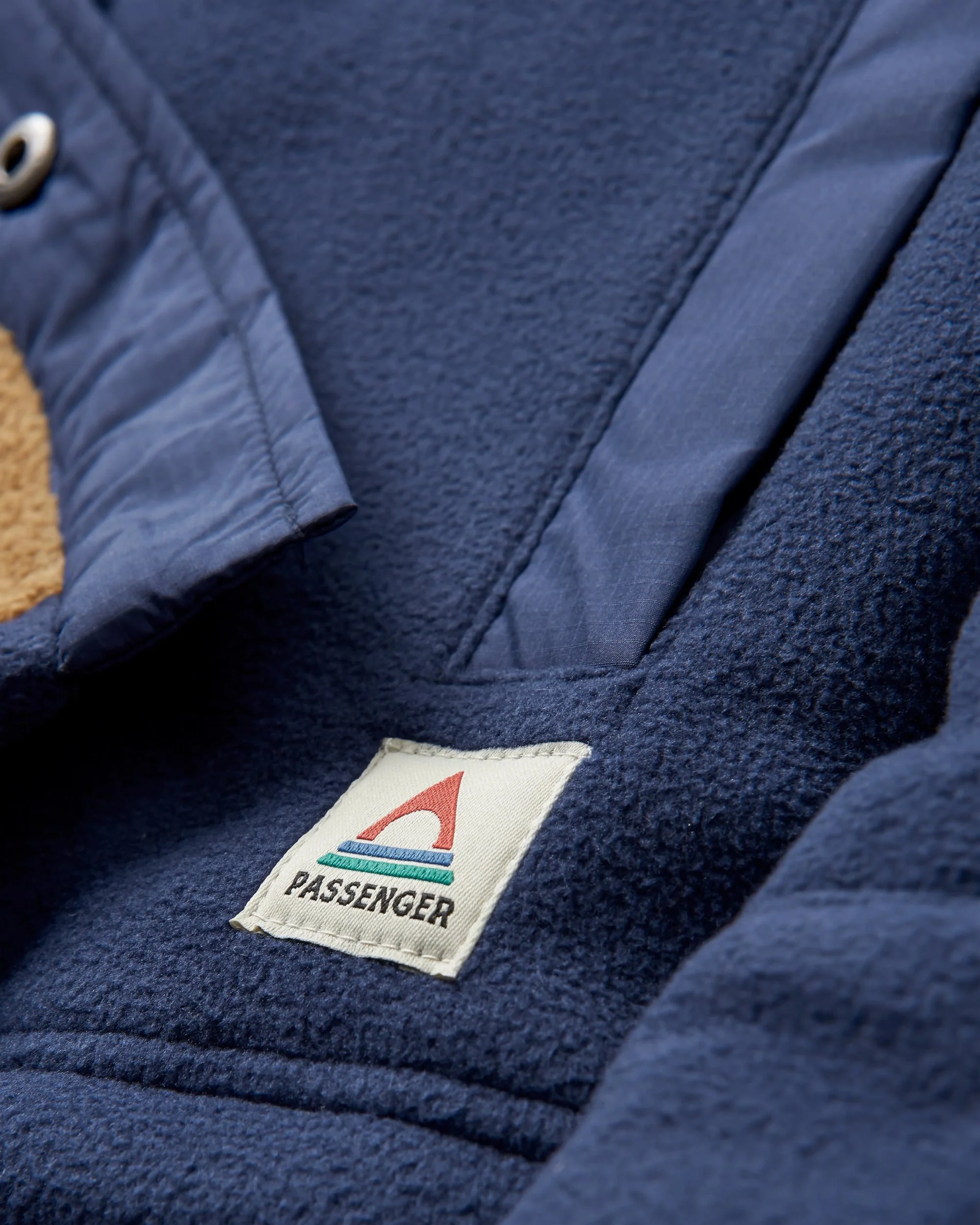 Firelight Sherpa Lined Overshirt - Rich Navy - Image 5