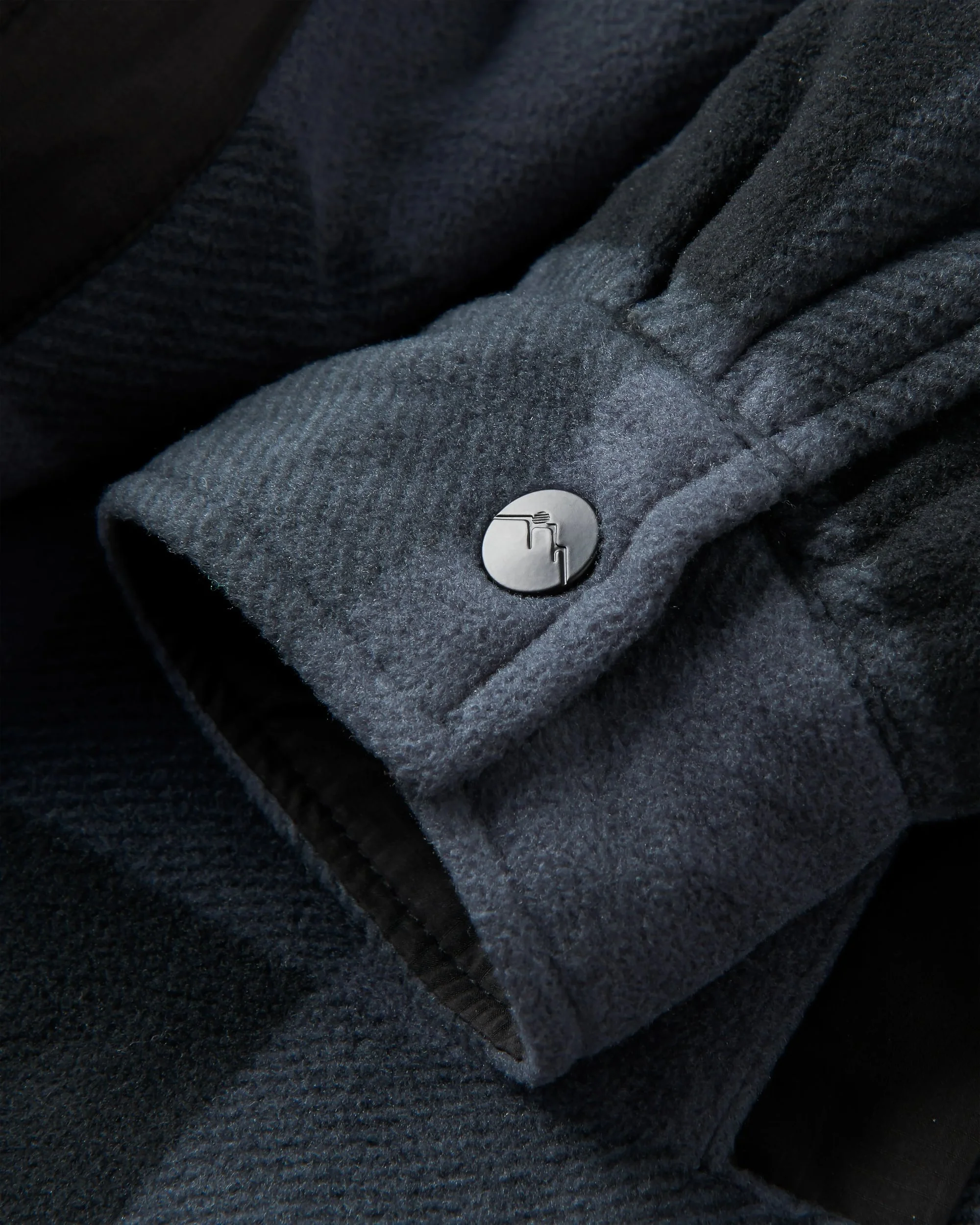 Firelight Sherpa Lined Overshirt - Storm Grey Buffalo - Image 9