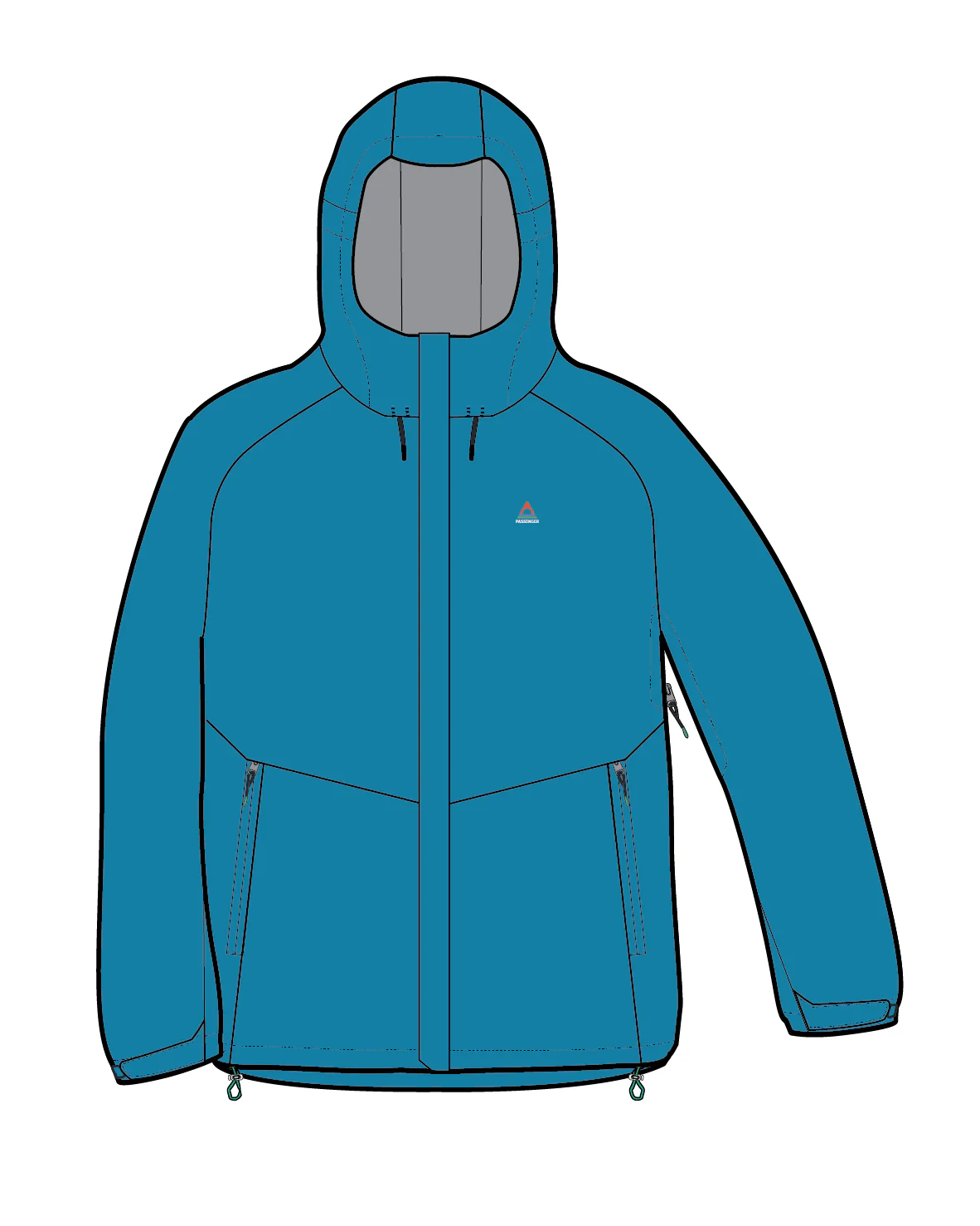 Five Element Waterproof Jacket - Bluejay - Image 12