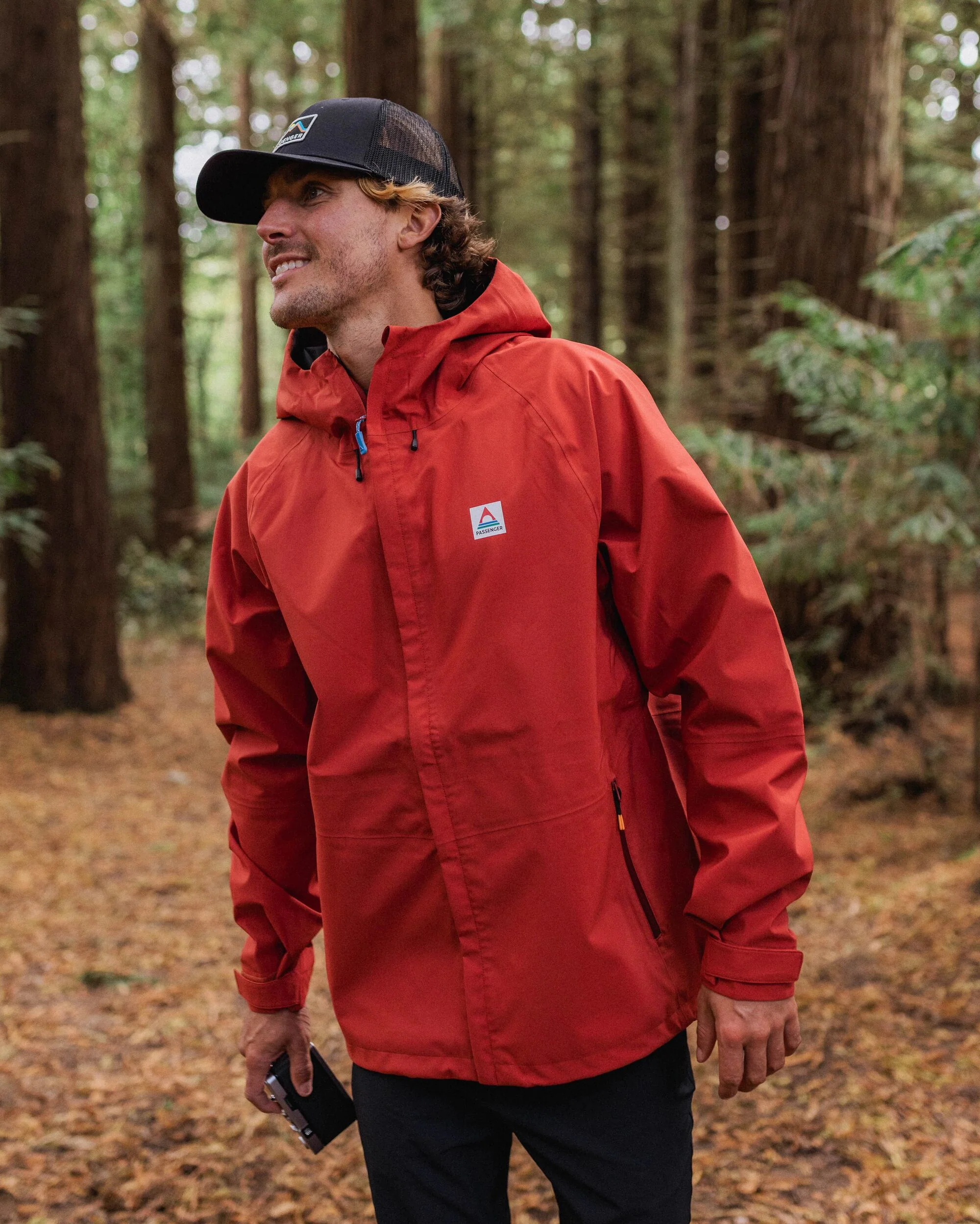 Five Season Waterproof Jacket - Red Ochre - Image 3