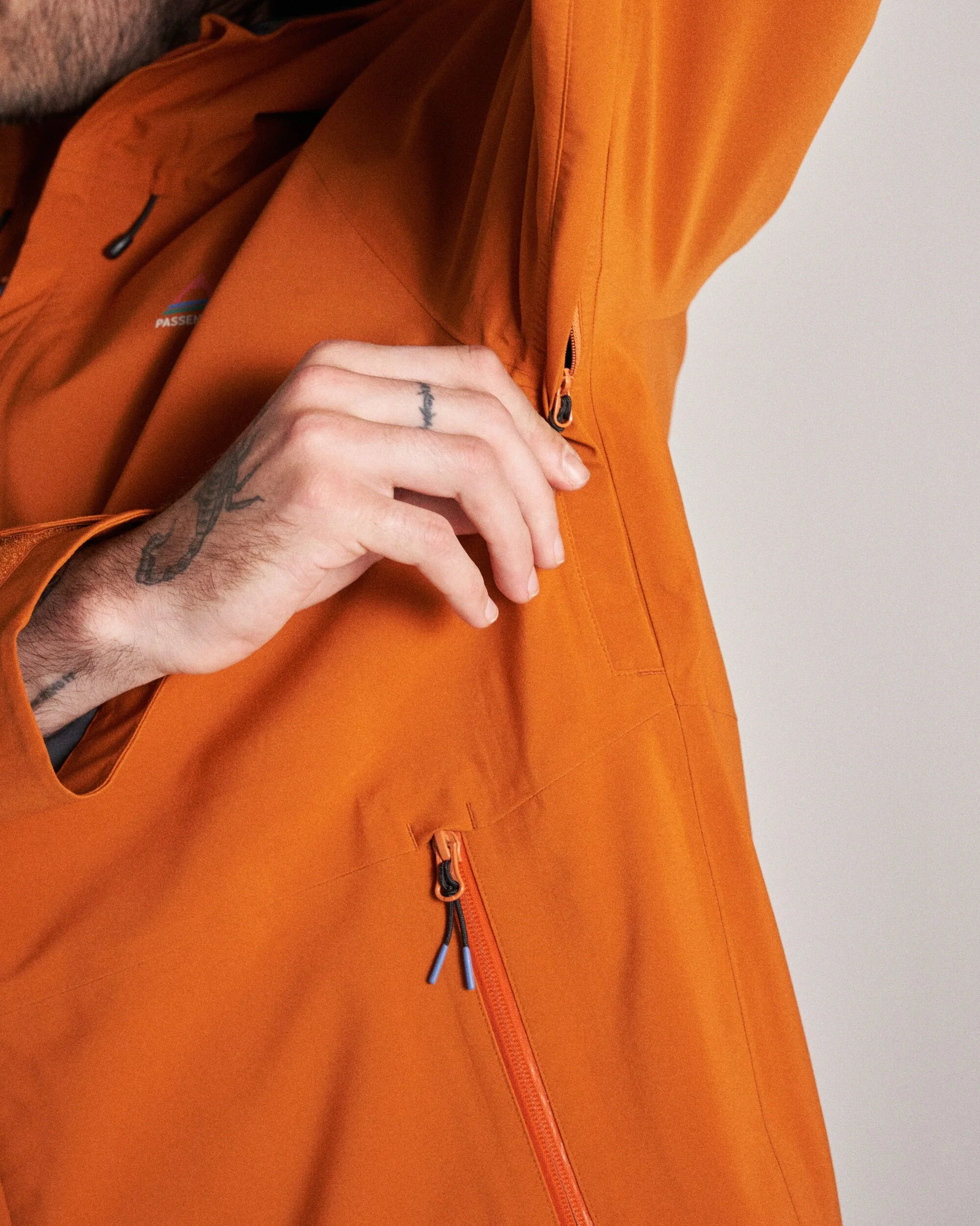 Five Season Waterproof Jacket - Sunset Orange - Image 11