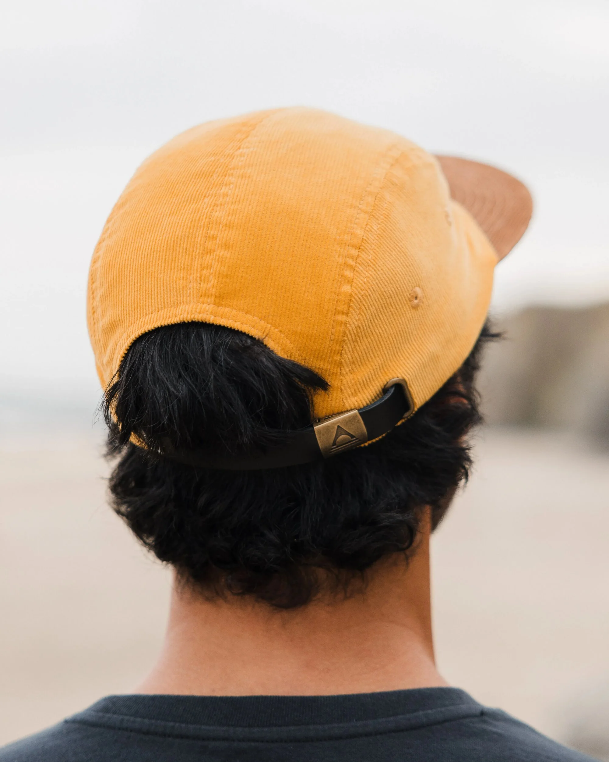 Fixie Cord 5 Panel Cap - Golden Spice - Image 3