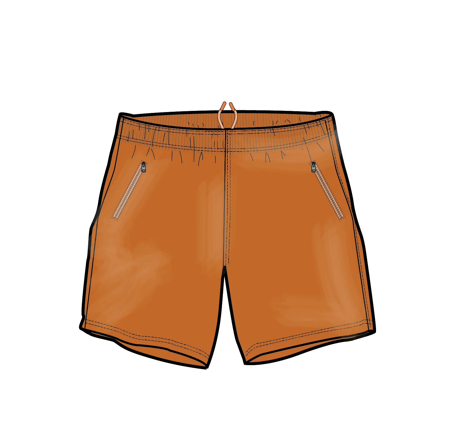 Flaris All Purpose Short - Sunrise Orange - Image 7