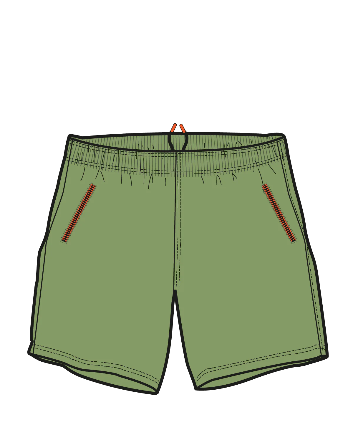 Flaris NetPlus® Beach Short - Stem Green - Image 9