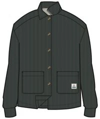 Flint Corduroy Overshirt - Fir Tree - Image 11