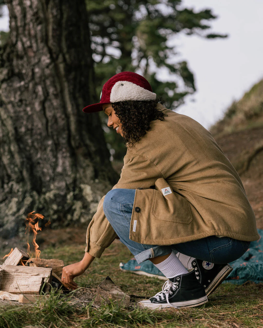Flint Corduroy Overshirt - Biscuit - Image 5