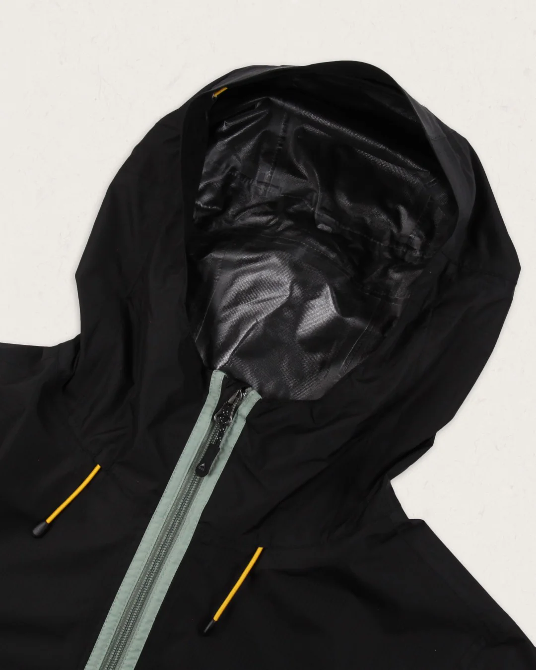 Flow 1/2 Zip Water Resistant Jacket - True Black/Pistachio - Image 16