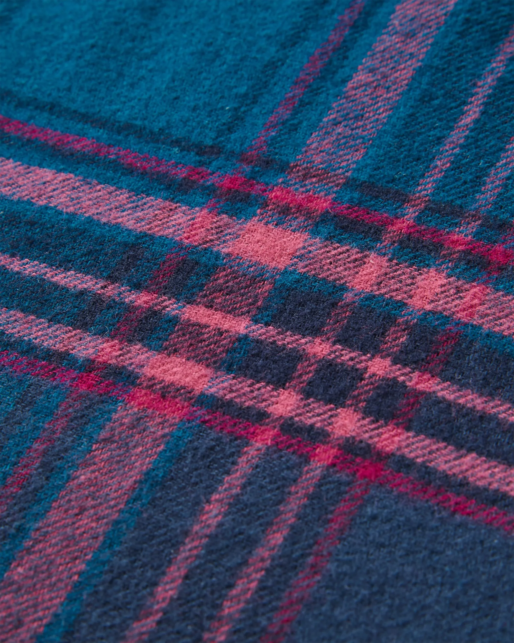 Flurry Woven Top - Tidal Blue/Wild Berry Check - Image 3