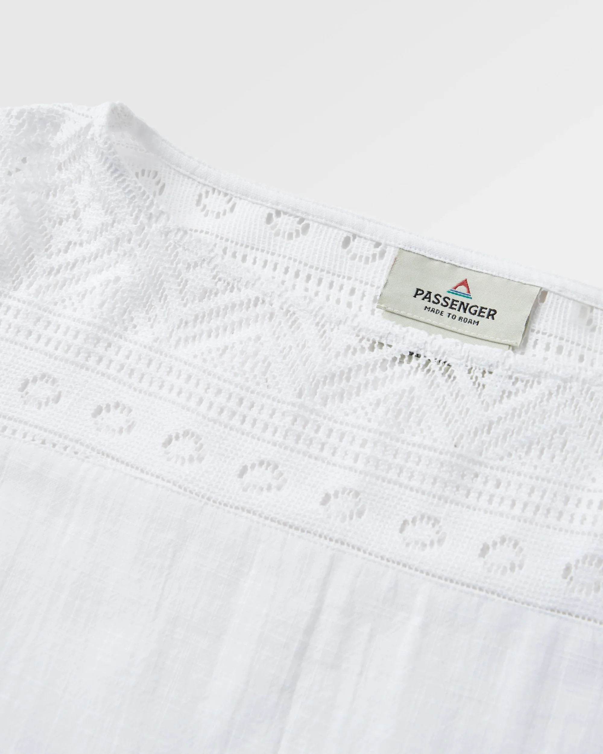 Flurry Woven Top - White - Image 5