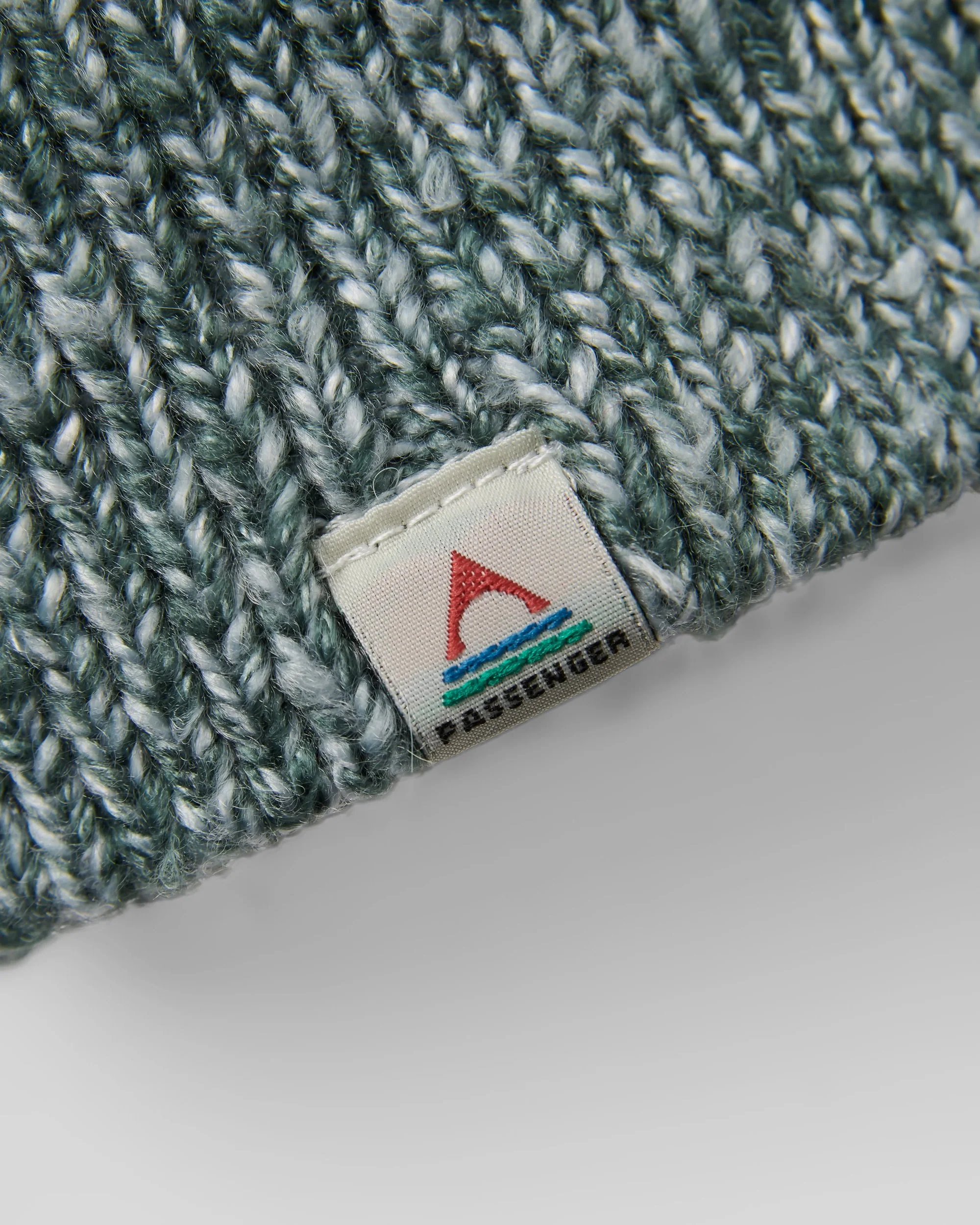 Fog Knitted Jumper - Faded Denim Multi Stripe - Image 8