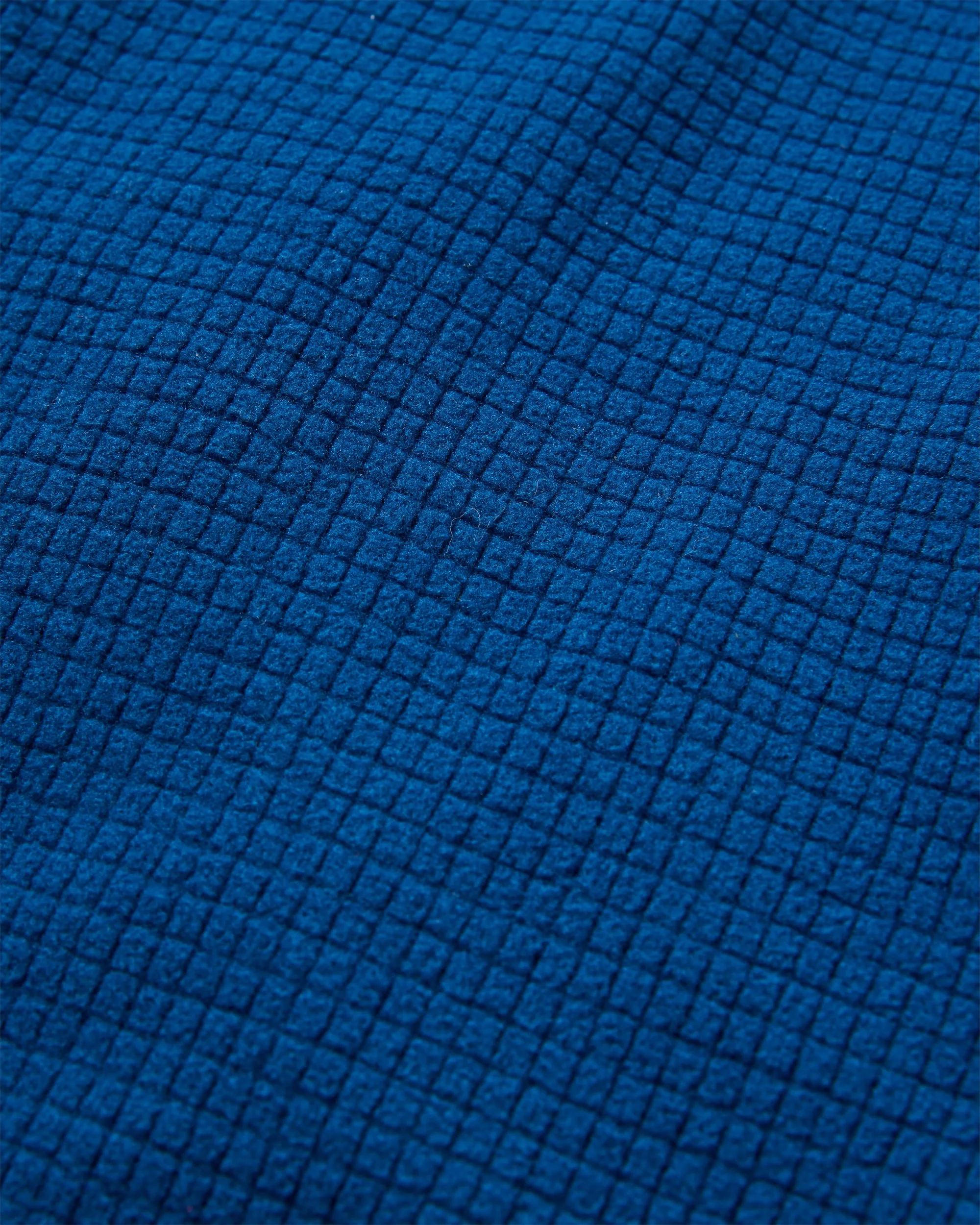 Forestscape Grid Fleece Hoodie - Blue Navy - Image 5