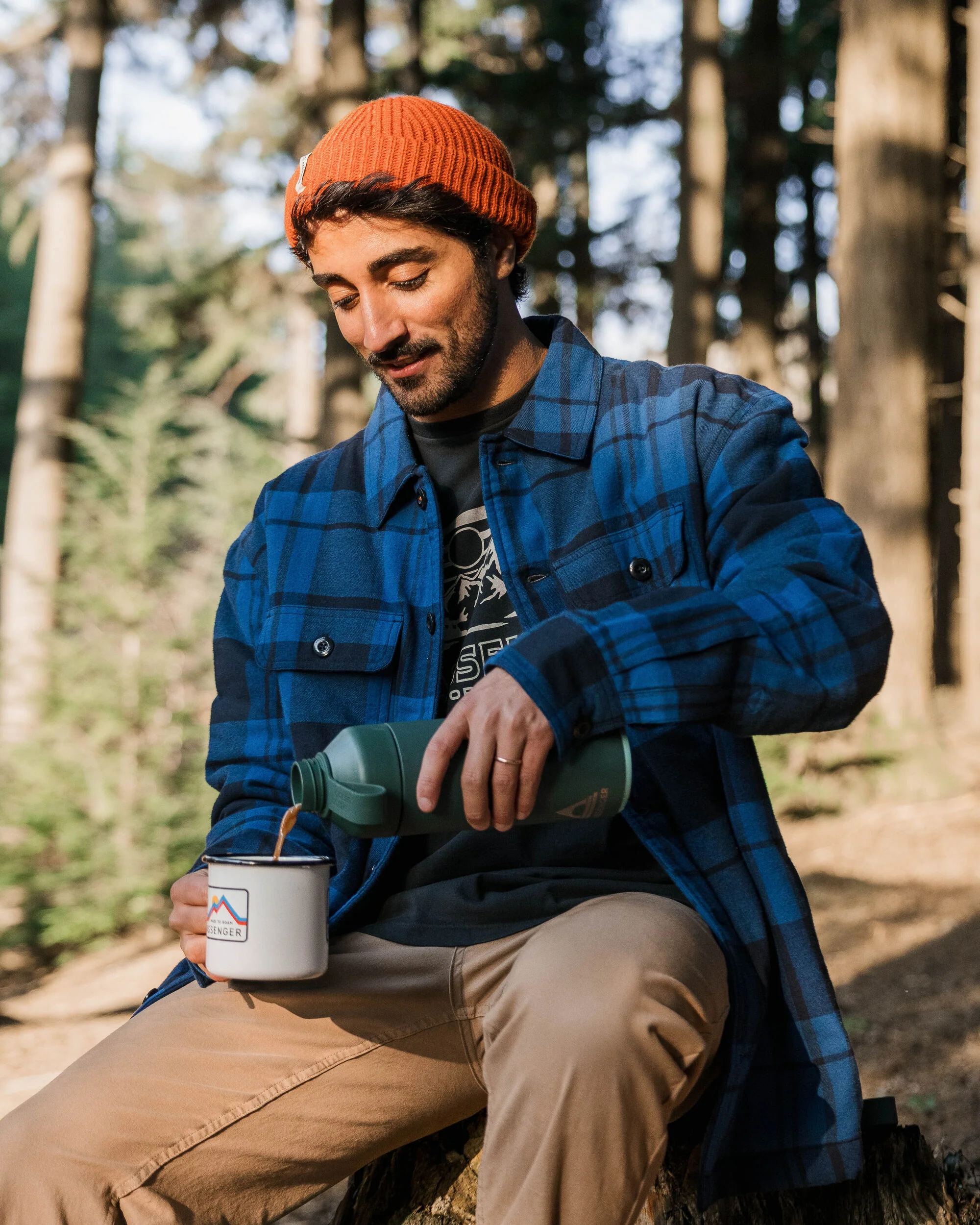 Freestyle Sherpa-Lined Overshirt - True Blue - Image 3