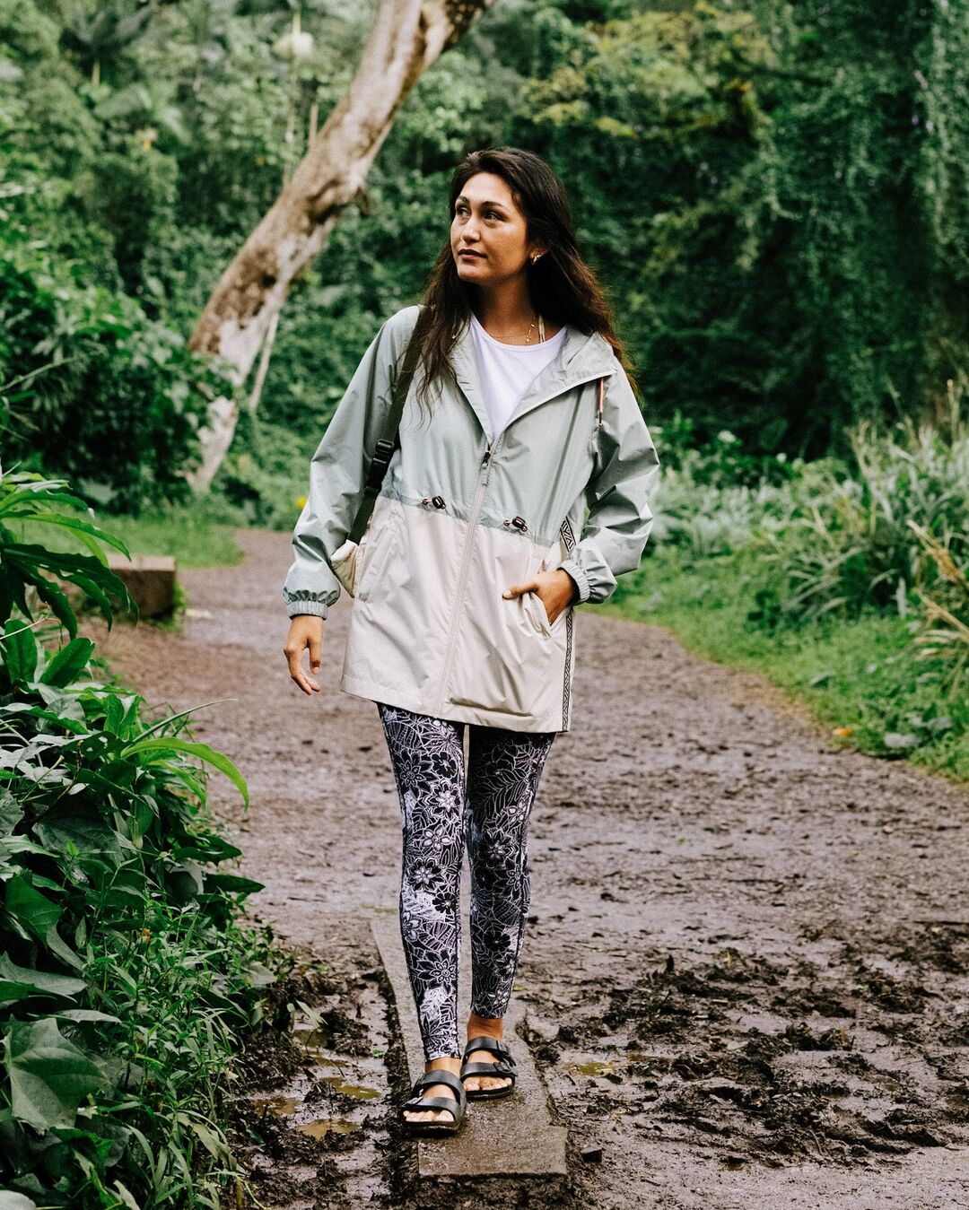 Fresh Air Leggings - Black Floral - Image 6