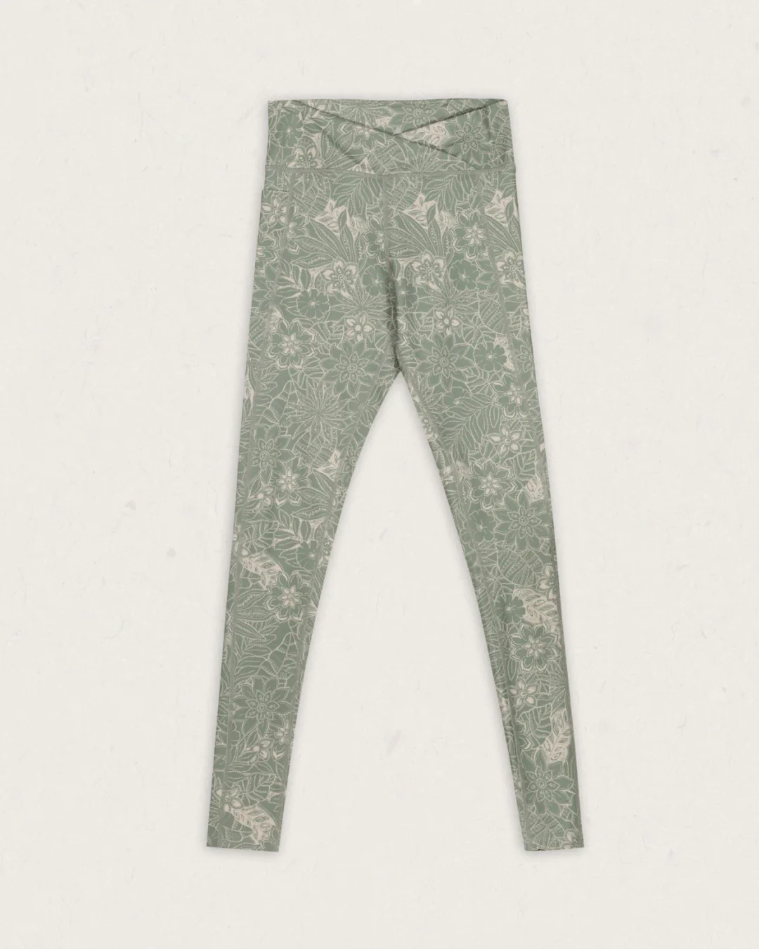 Fresh Air Leggings - Pistachio Floral - Image 4