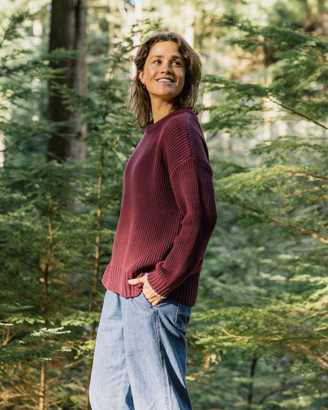Gondwana Classic Knitted Jumper - Wine - Image 5
