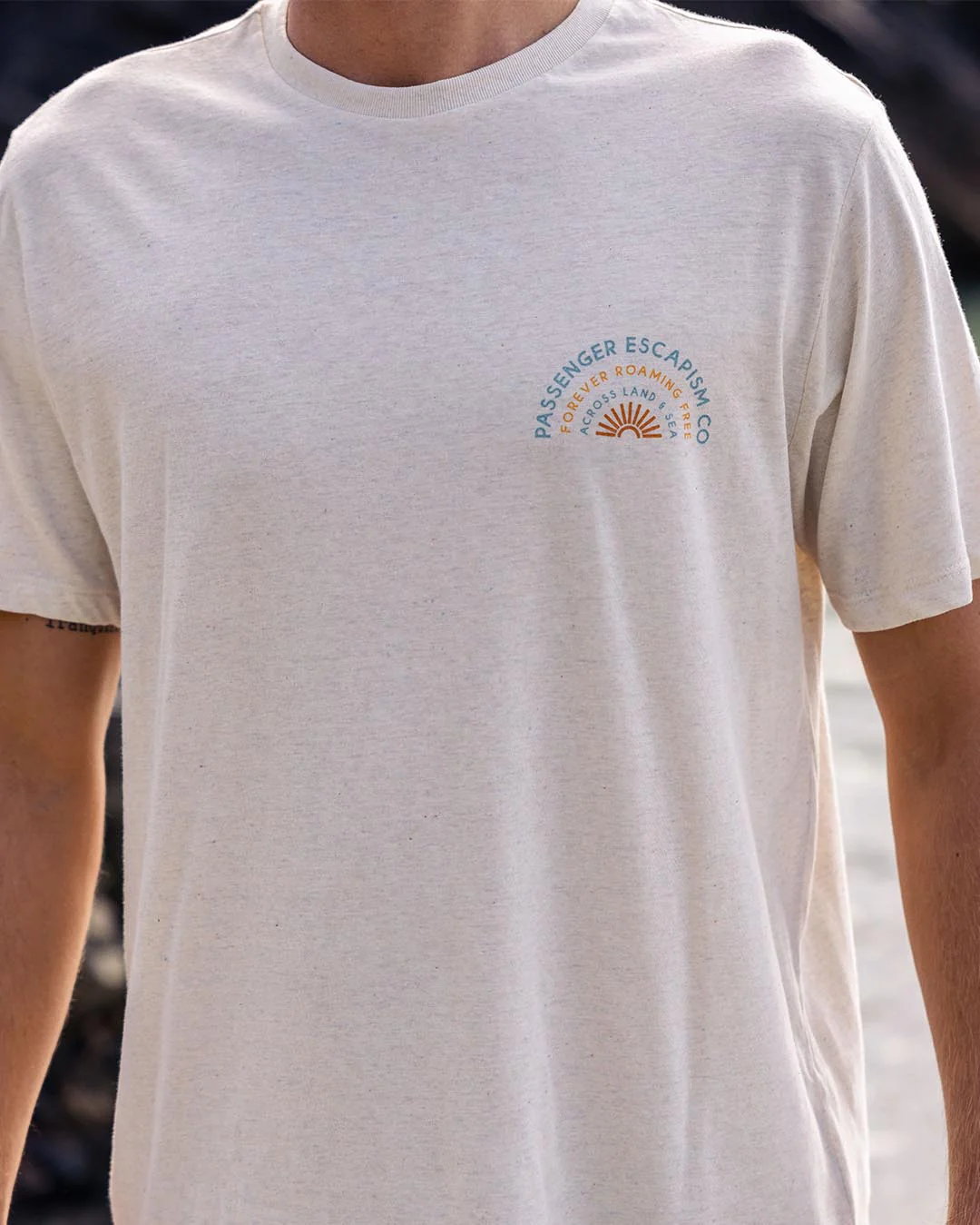 Good Vibes T-Shirt - Milky Marl - Image 2