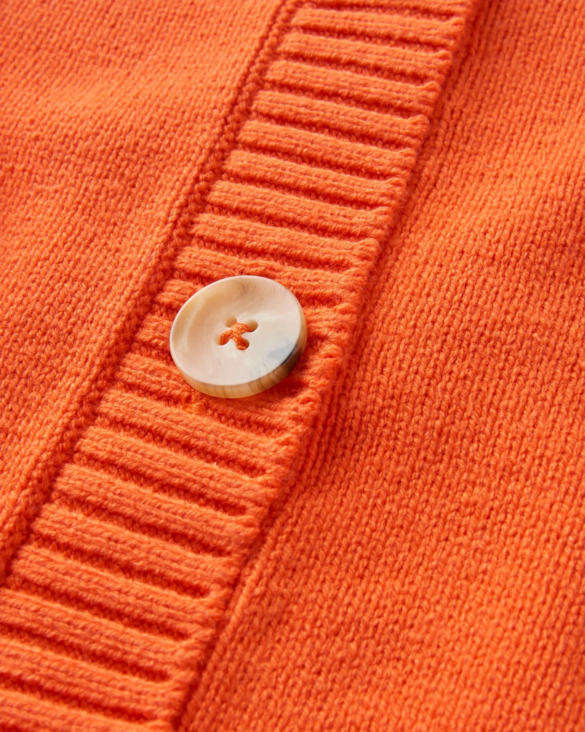 Grace Open Knit Cardigan - Ember Orange - Image 8