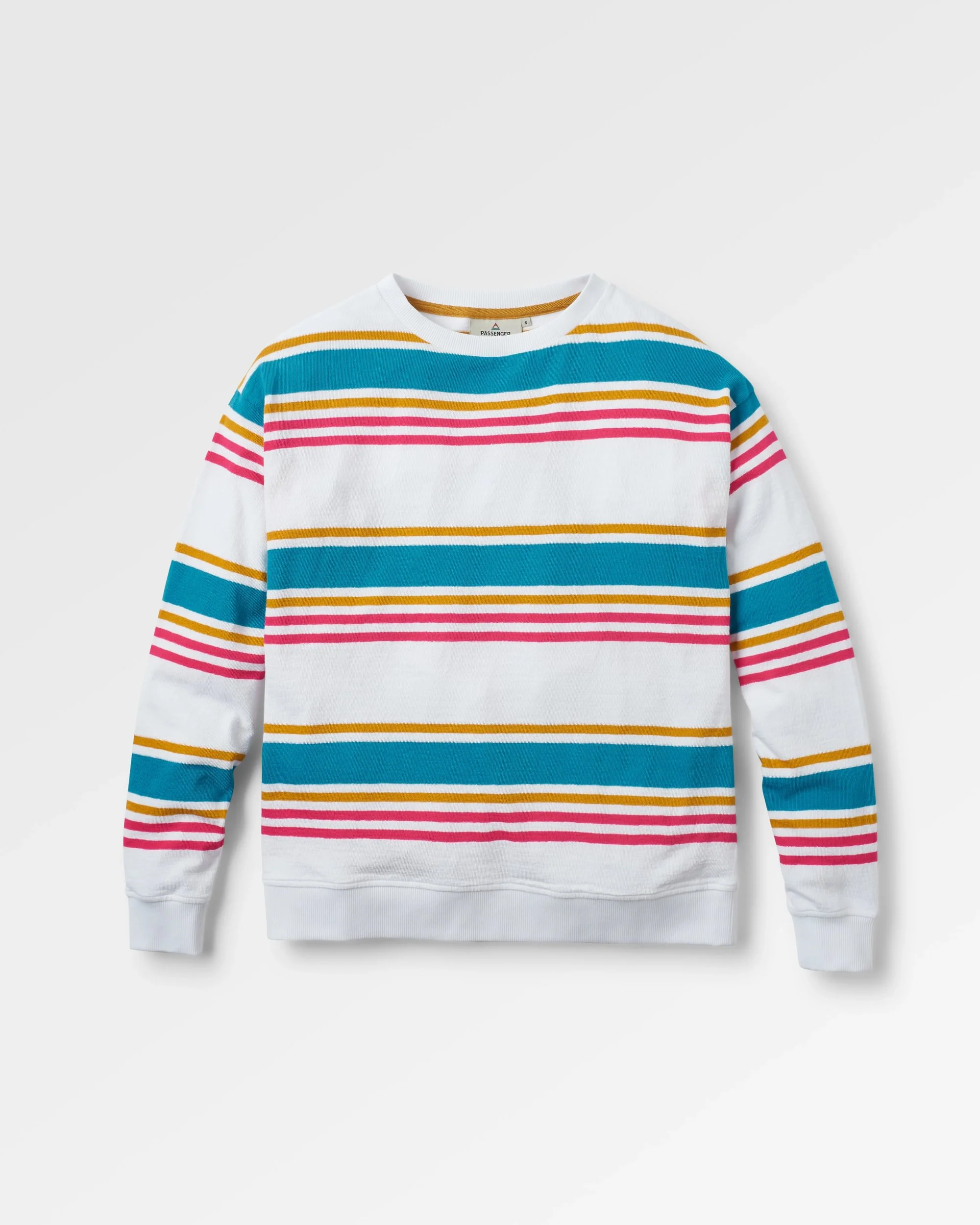 Graceful Textured LS Top - Multi Stripe - Image 2